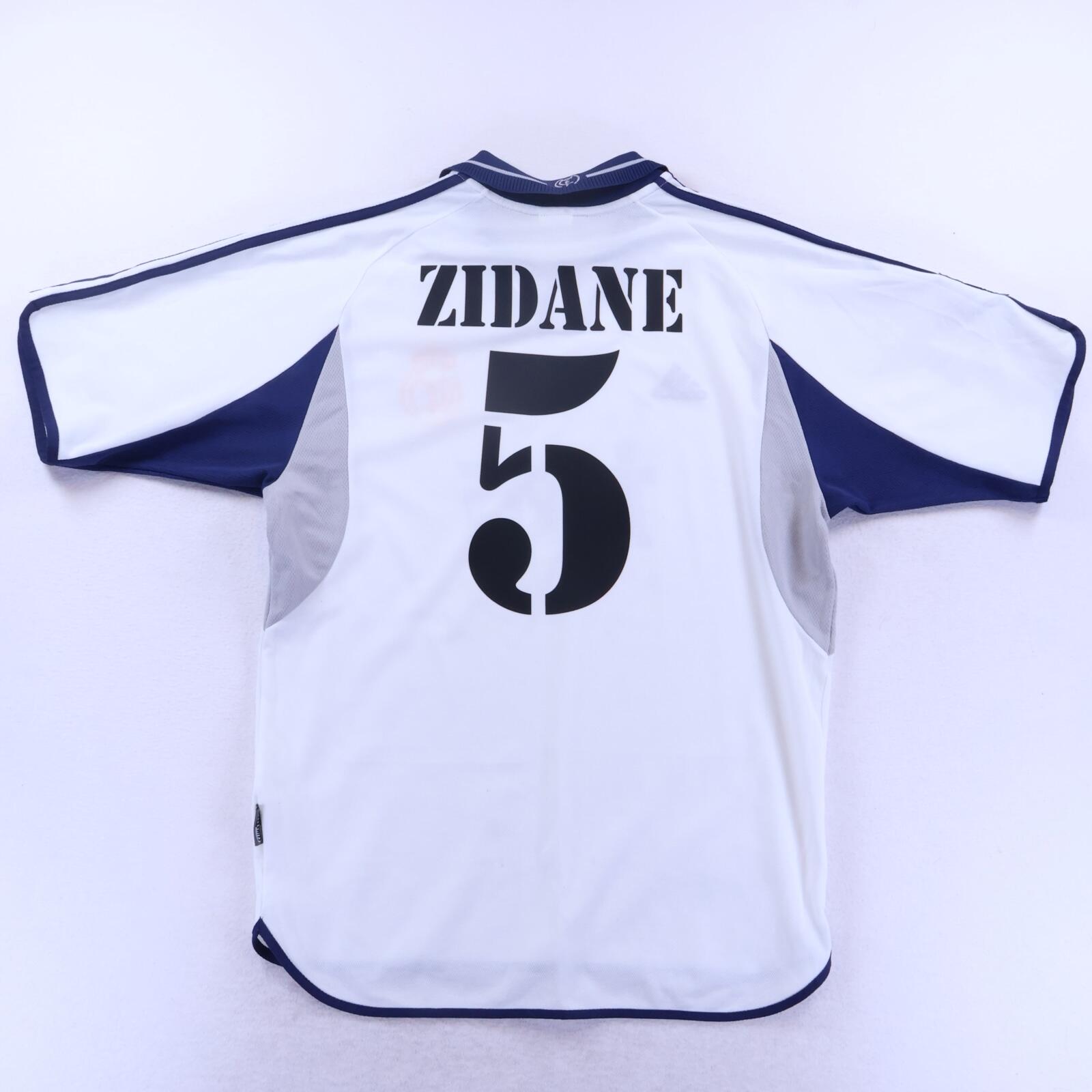 Real Madrid Zidane #5 2000/01 Home Shirt - M
