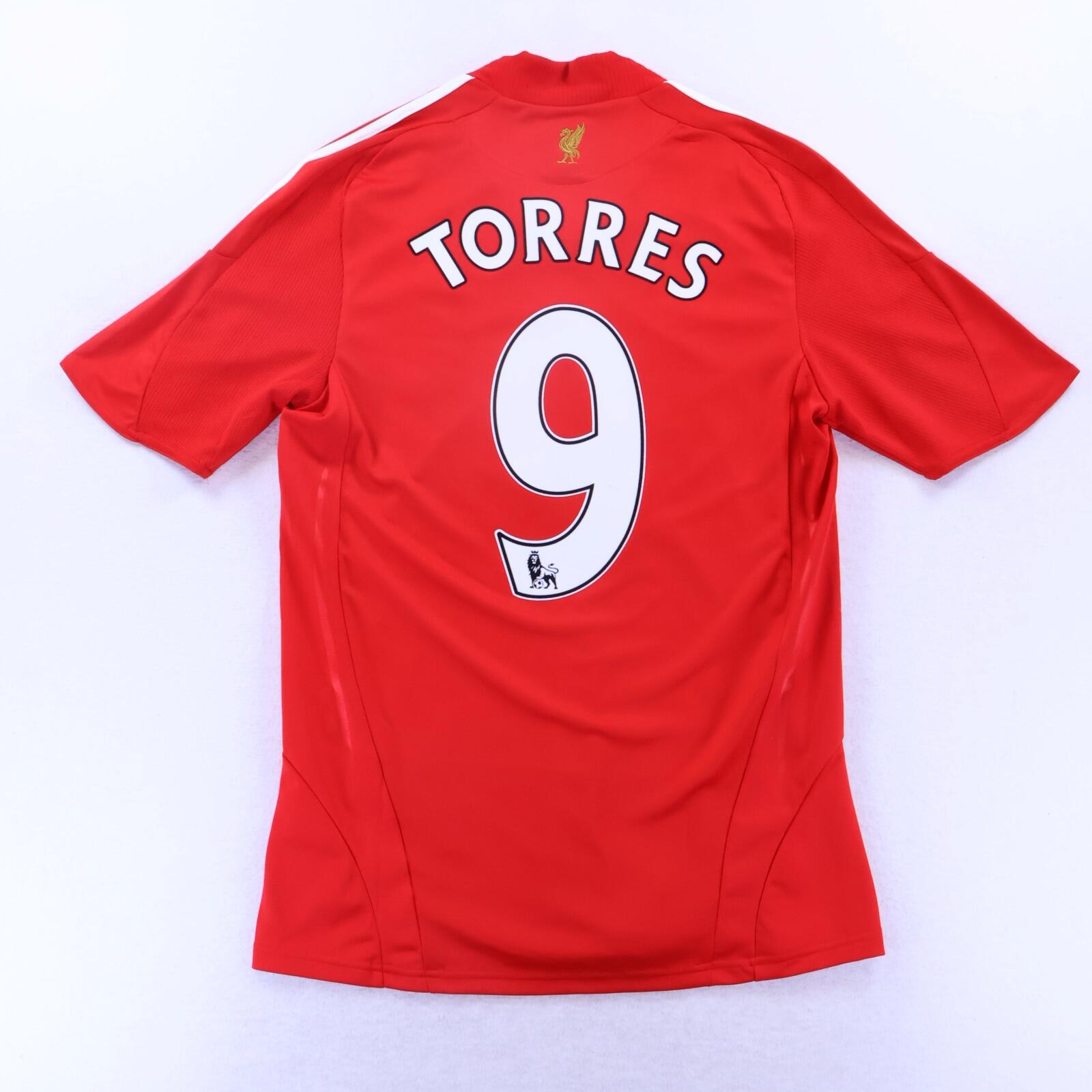 Liverpool F.C Torres #9 2008/10 Home Shirt - S
