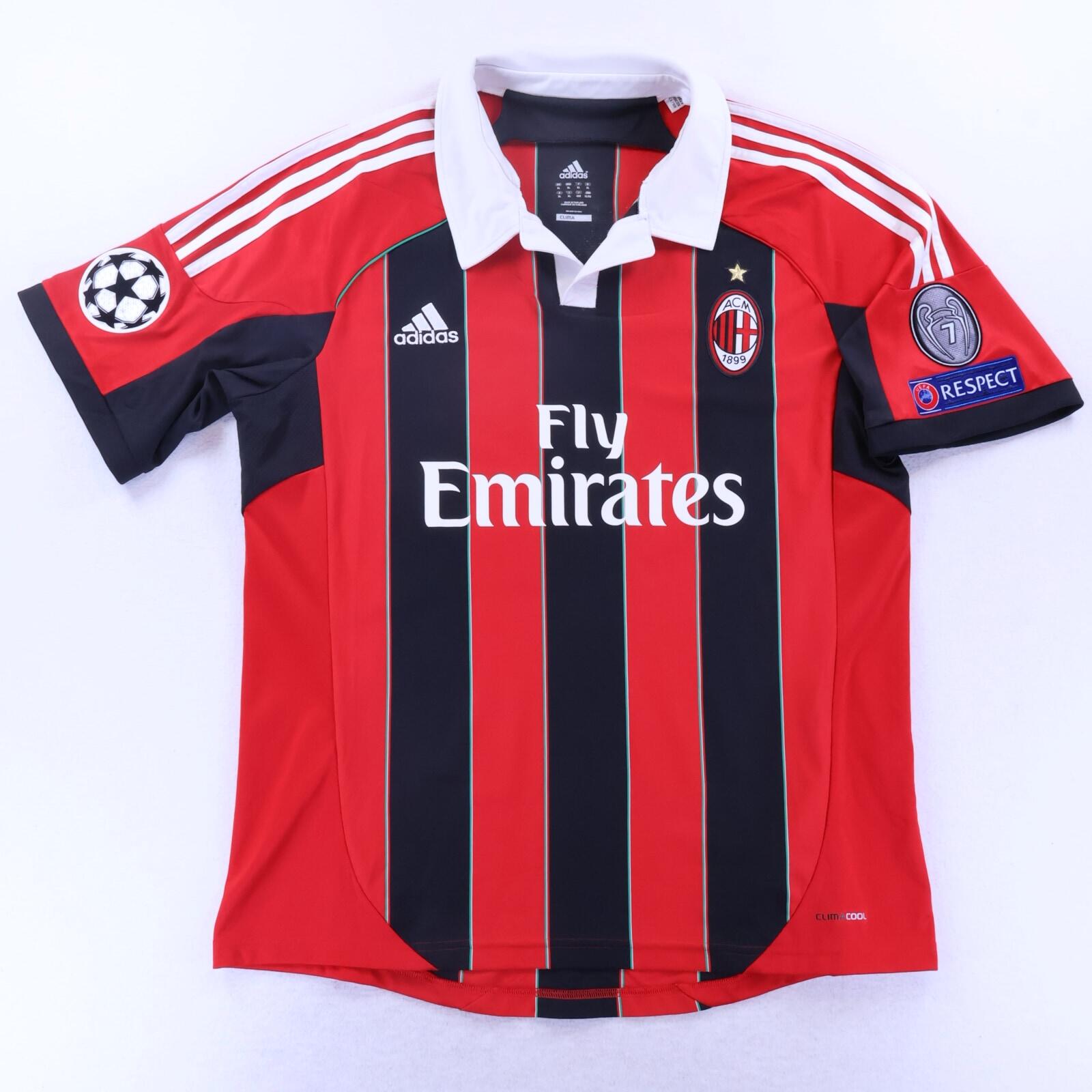 *MINT* Ac Milan Balotelli #45 2012/13 Home Shirt - XL