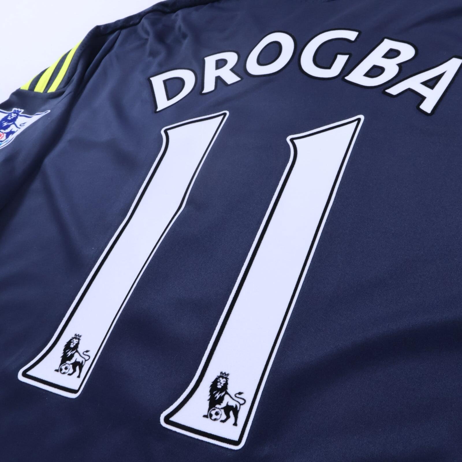 Chelsea Drogba #11 2009/10 Away Shirt - L