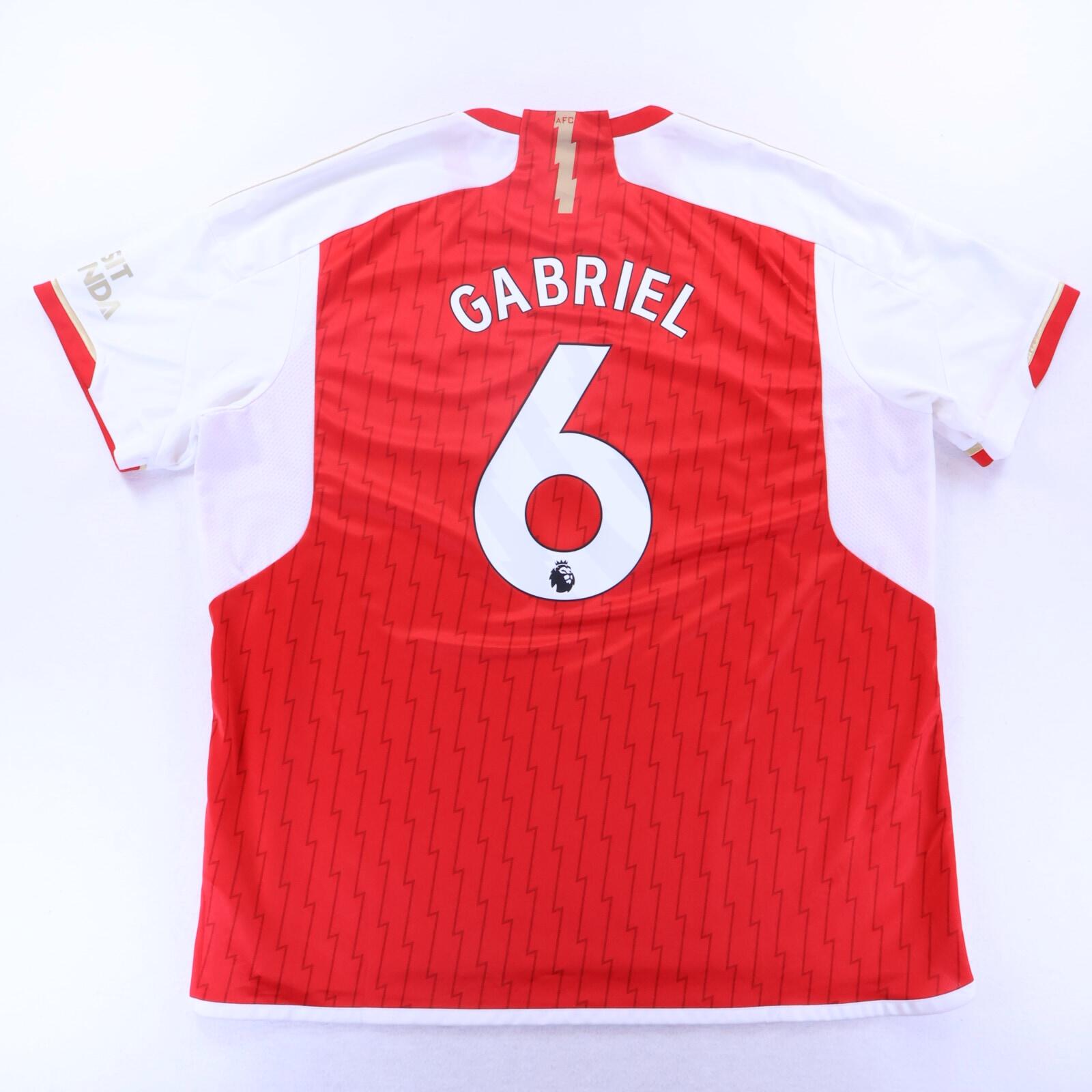 Arsenal Gabriel #6 2023/24 Home Shirt - 3XL