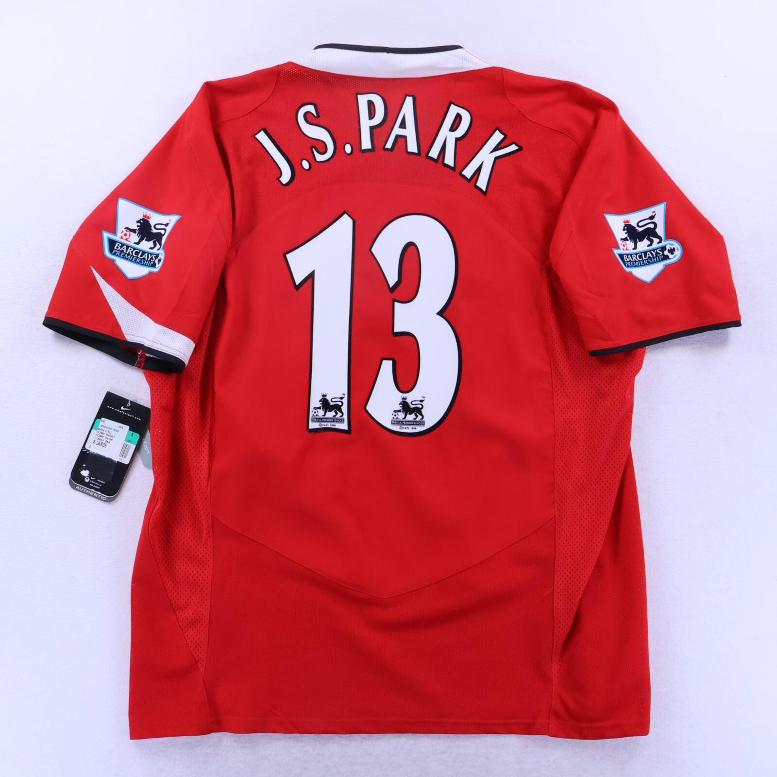 *NWT* Manchester United J.S.Park #13 2004/06 Home Shirt - XL