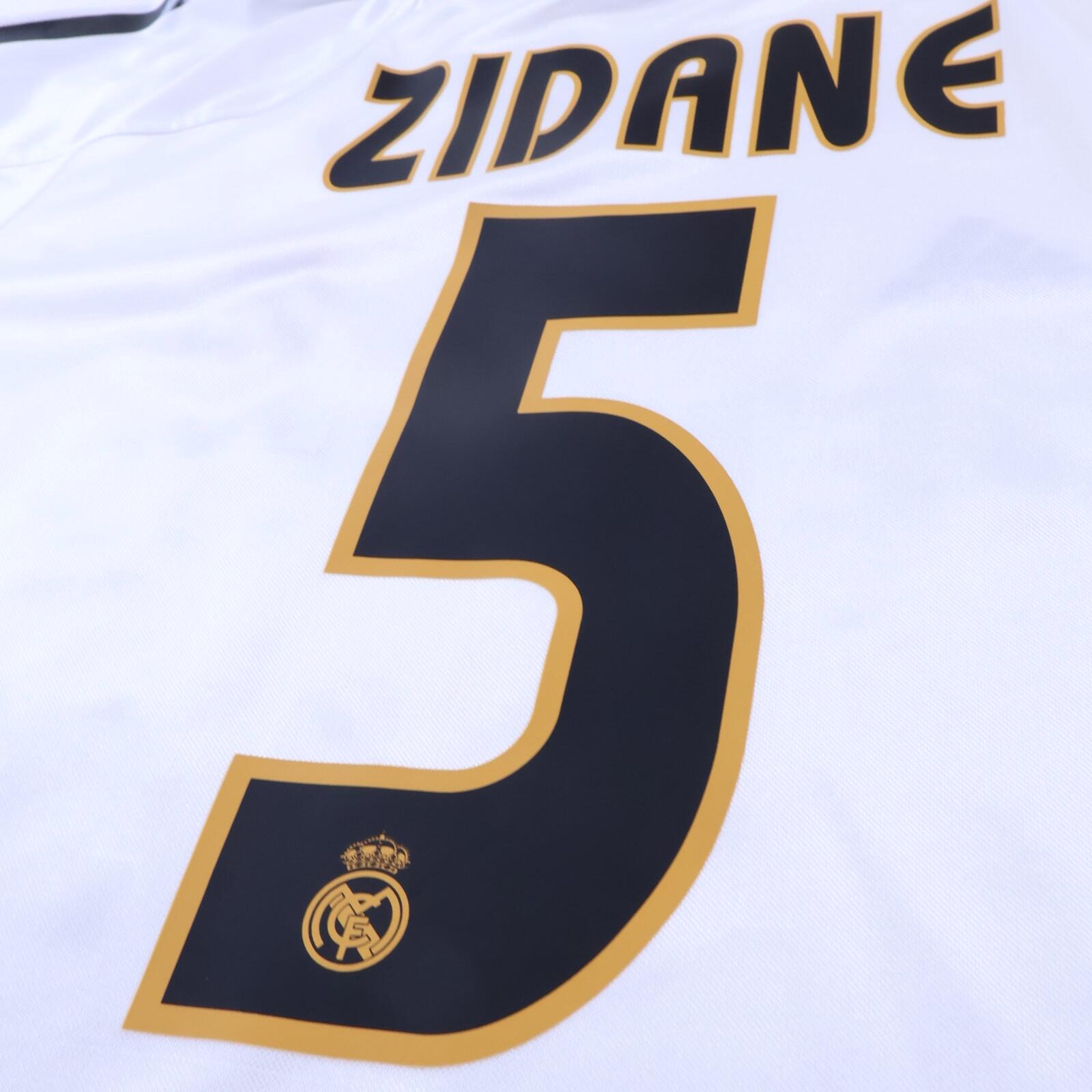 Real Madrid Zidane #5 2004/05 Home Shirt - L