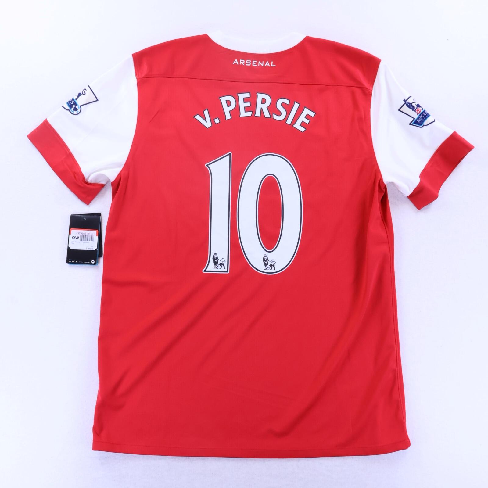 *NWT* Arsenal V. Persie #10 2010/11 Home Shirt - L