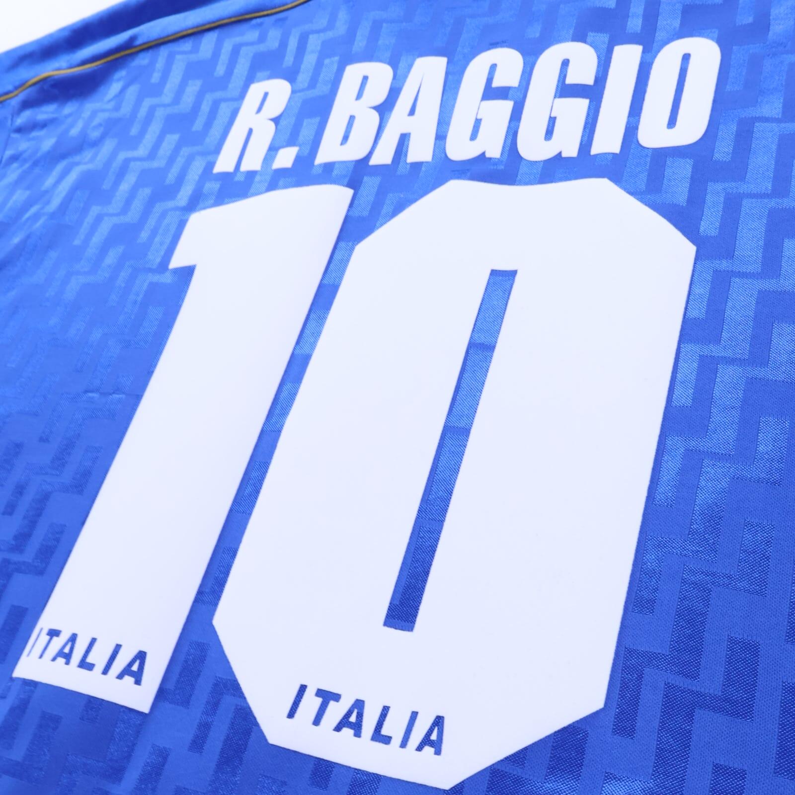 *MINT* Italy Baggio #10 1994/96 Home Shirt - L