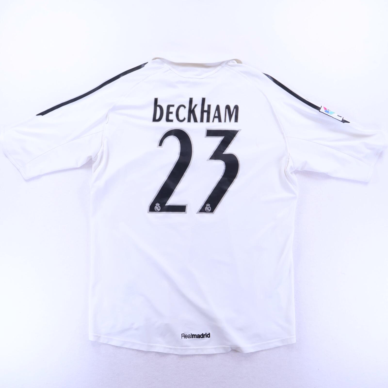 Real Madrid Beckham #23 2005/06 Home Shirt - XL