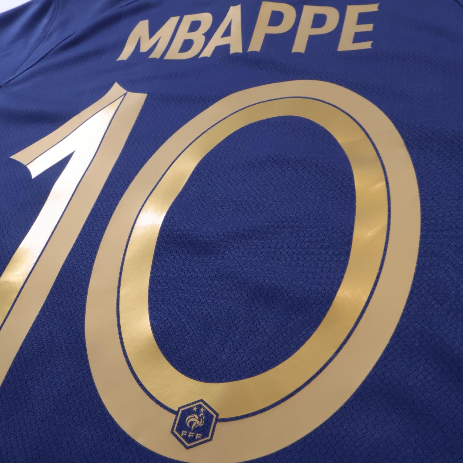 *MINT* France Mbappé #10 2022/23 Home Shirt - S