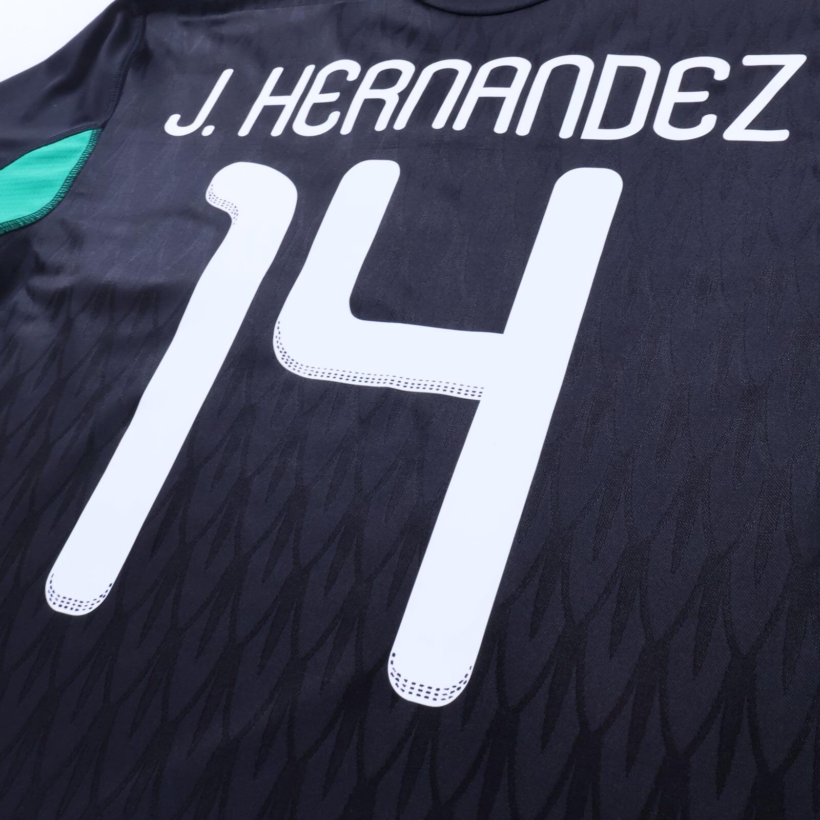 Mexico J. Hernandez #14 2010/11 Away Shirt - M