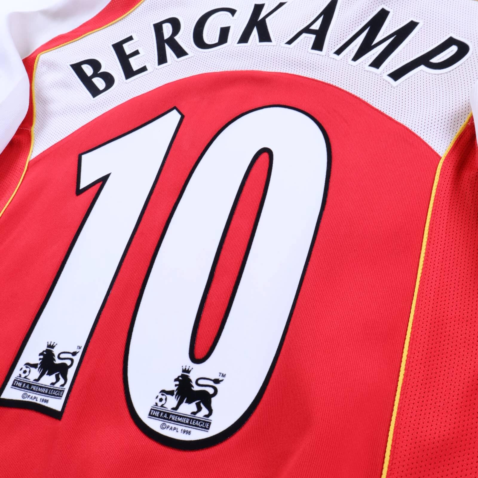 Arsenal Bergkamp #10 2004/05 Home Shirt - M
