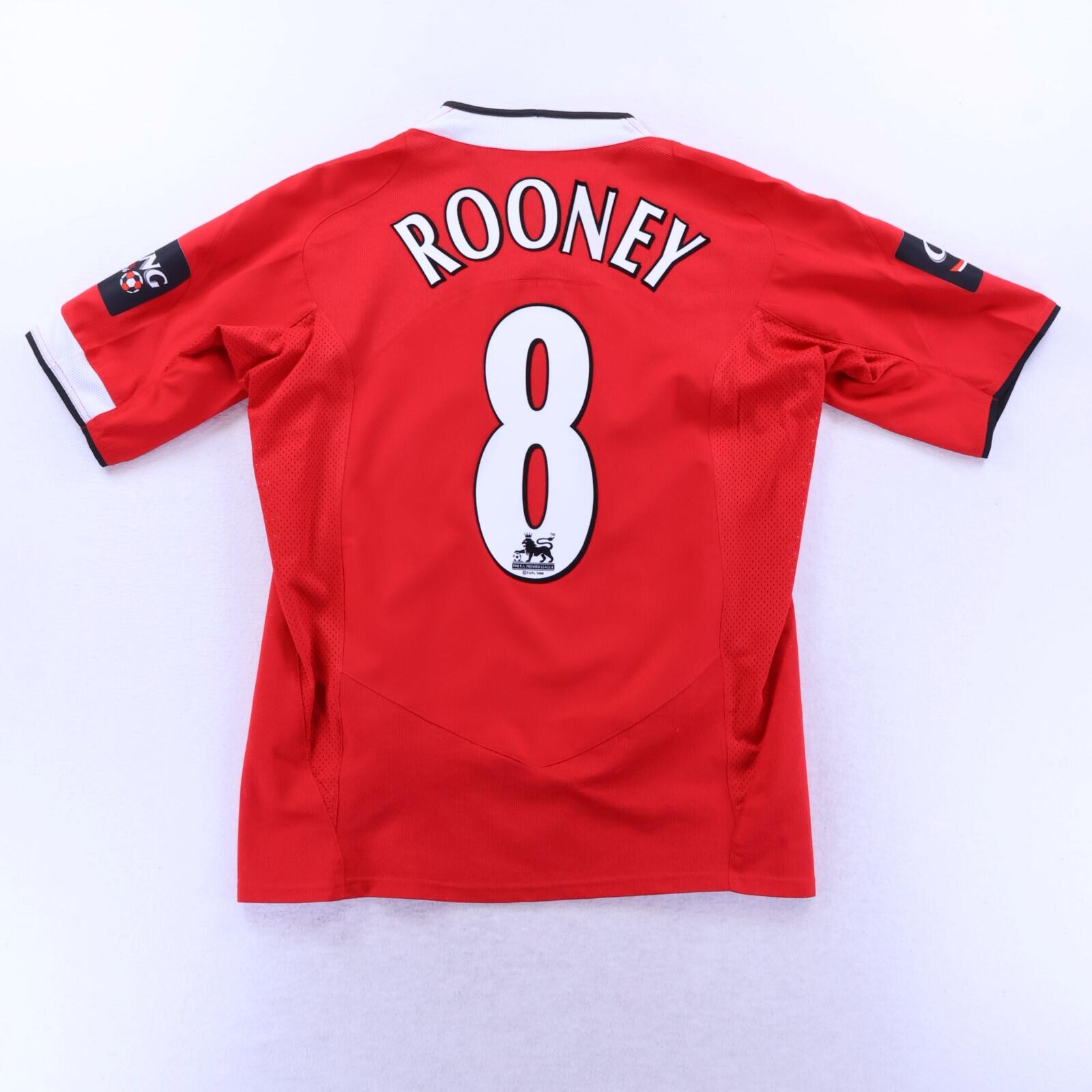 Manchester United Rooney #8 2004/06 Home Shirt - M