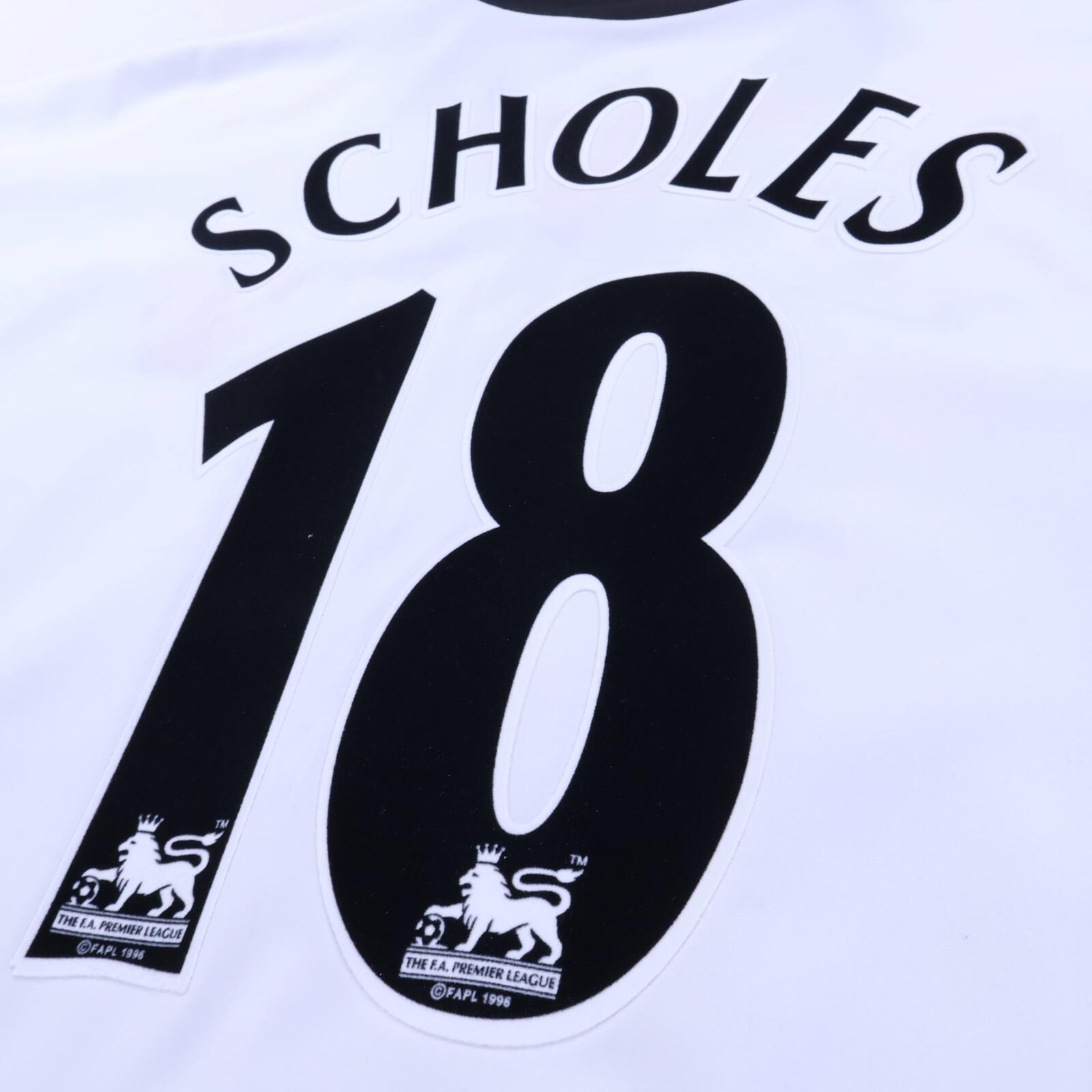 Manchester United Scholes #18 2002/03 Away Shirt - L