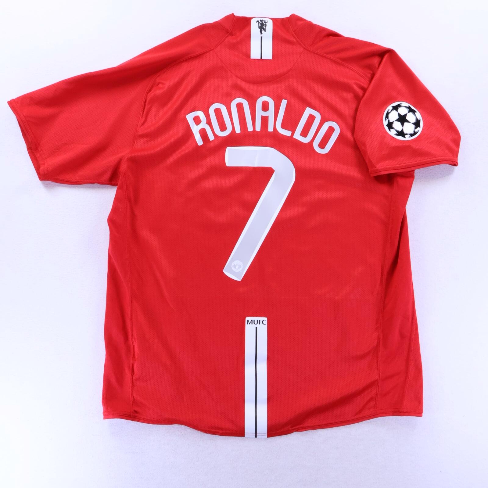 Manchester United Ronaldo #7 2007/09 Home Shirt - XL
