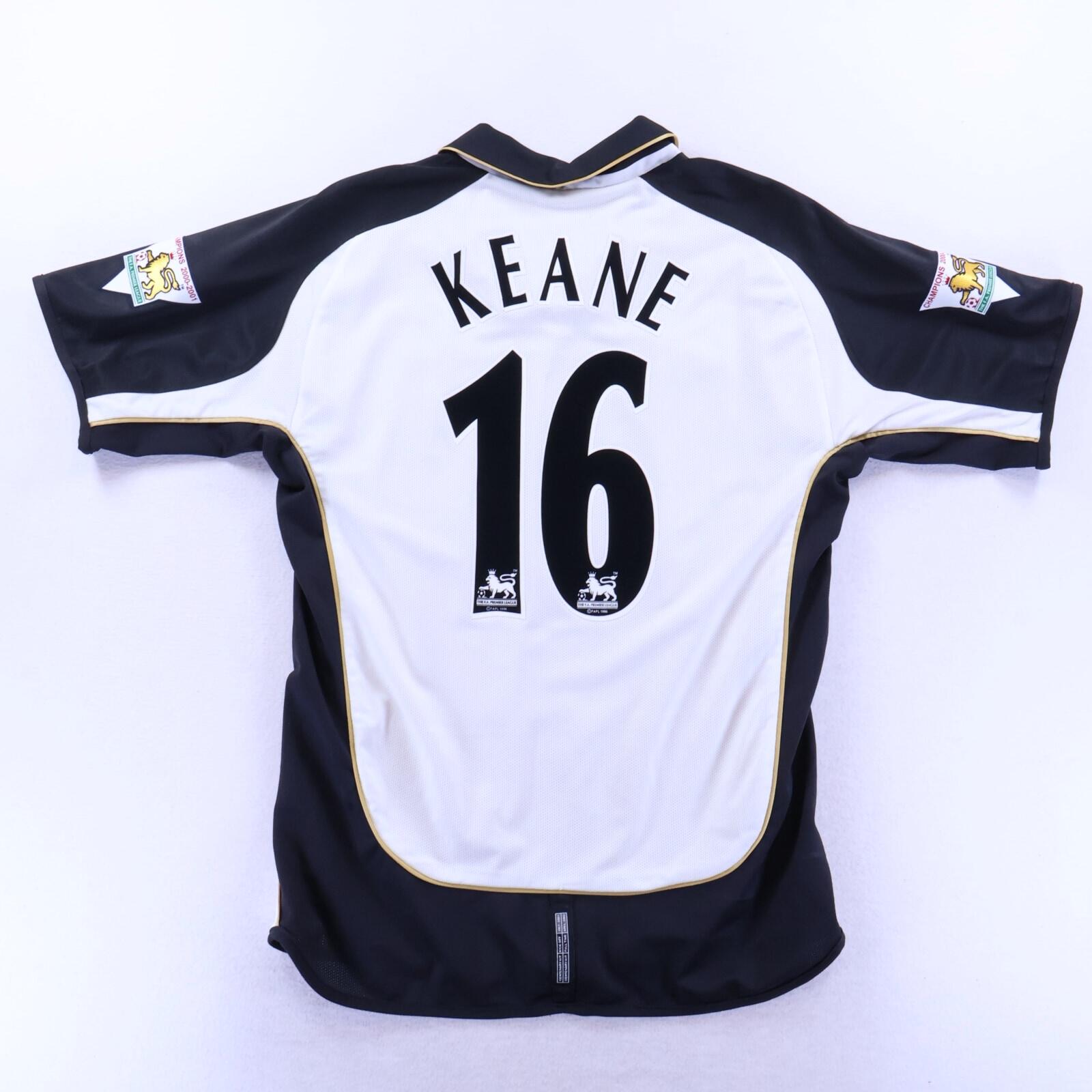 Manchester United Keane #16 2001/02 Centenary Away Shirt - L