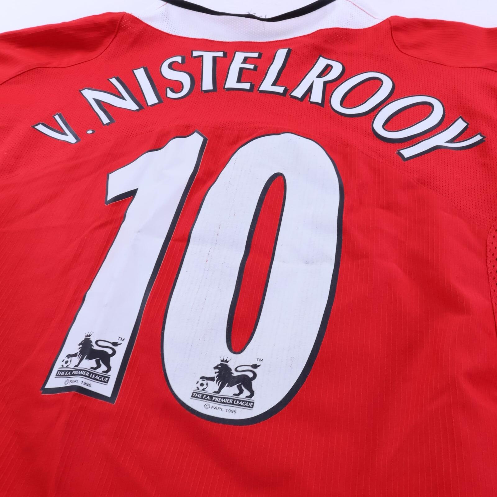 Manchester United V. Nistelrooy #10 2004/06 Home Shirt - XL