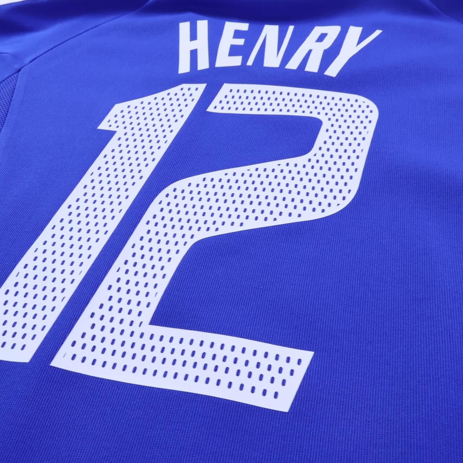 *MINT* France Henry #12 2002/04 Home Shirt - M