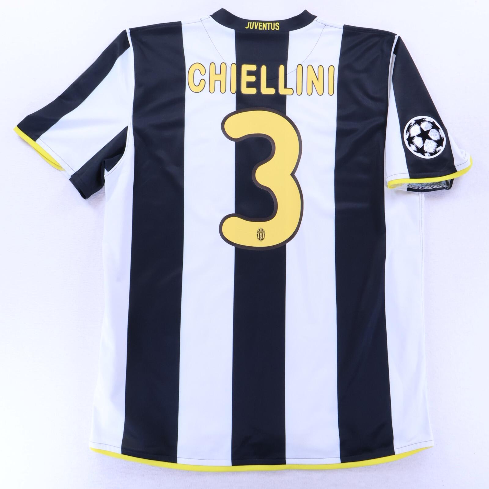 Juventus Chiellini #3 2008/09 Home Shirt - L