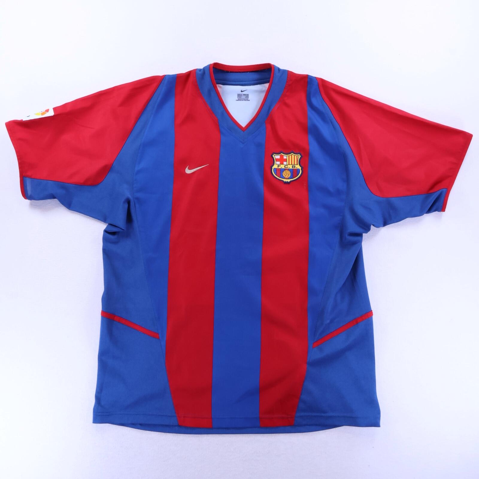 Barcelona Riquelme #10 2002/03 Home Shirt - XL