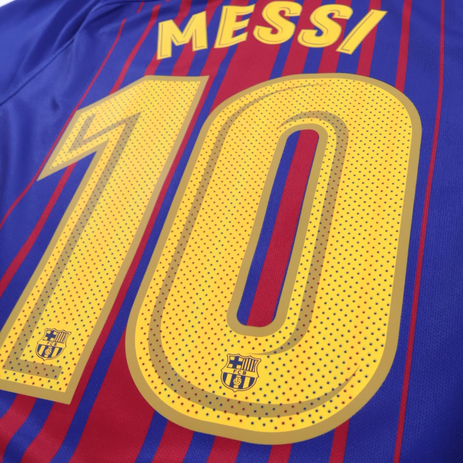 Barcelona Messi #10 2017/18 Home Shirt - S