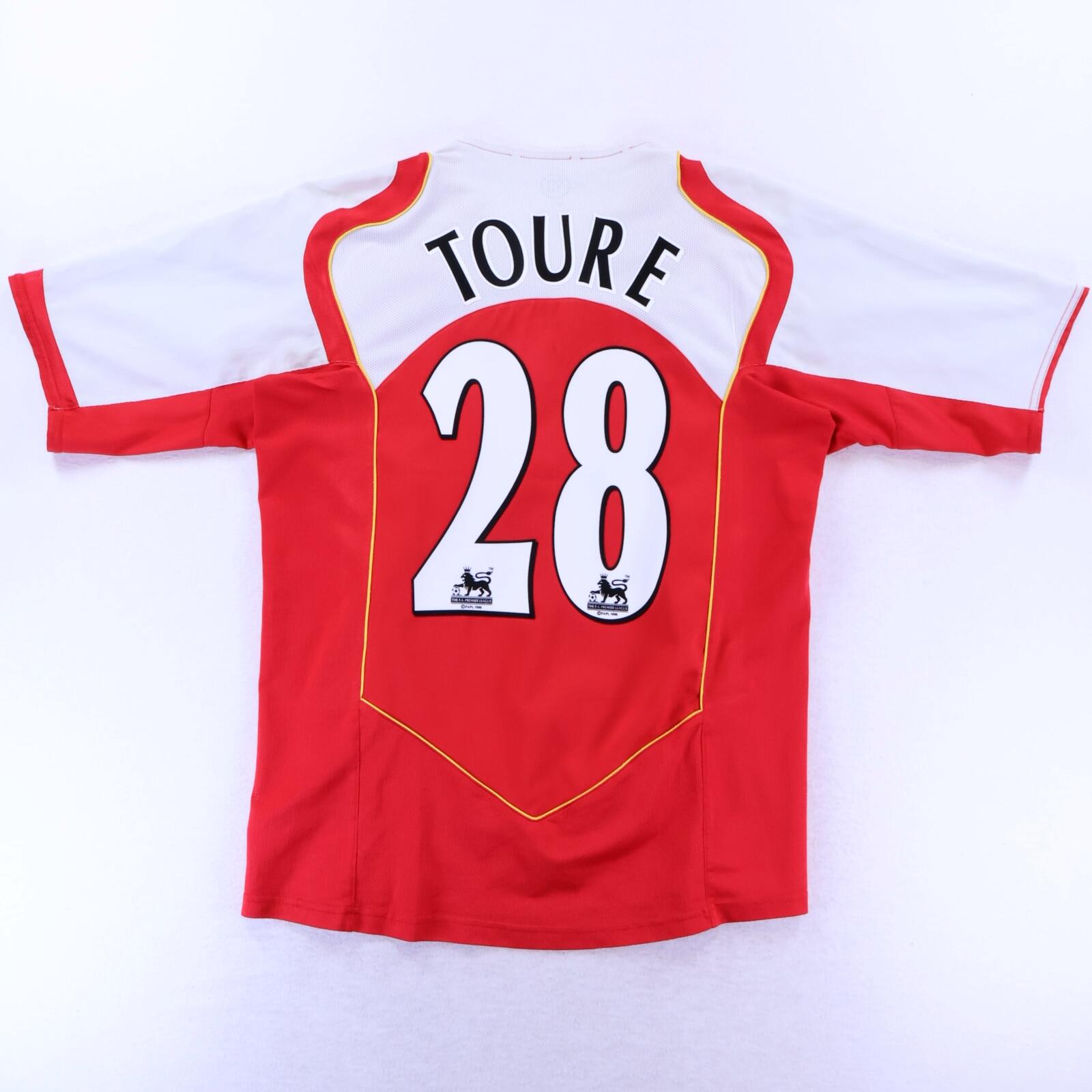 Arsenal Toure #28 2004/05 Home Shirt - M