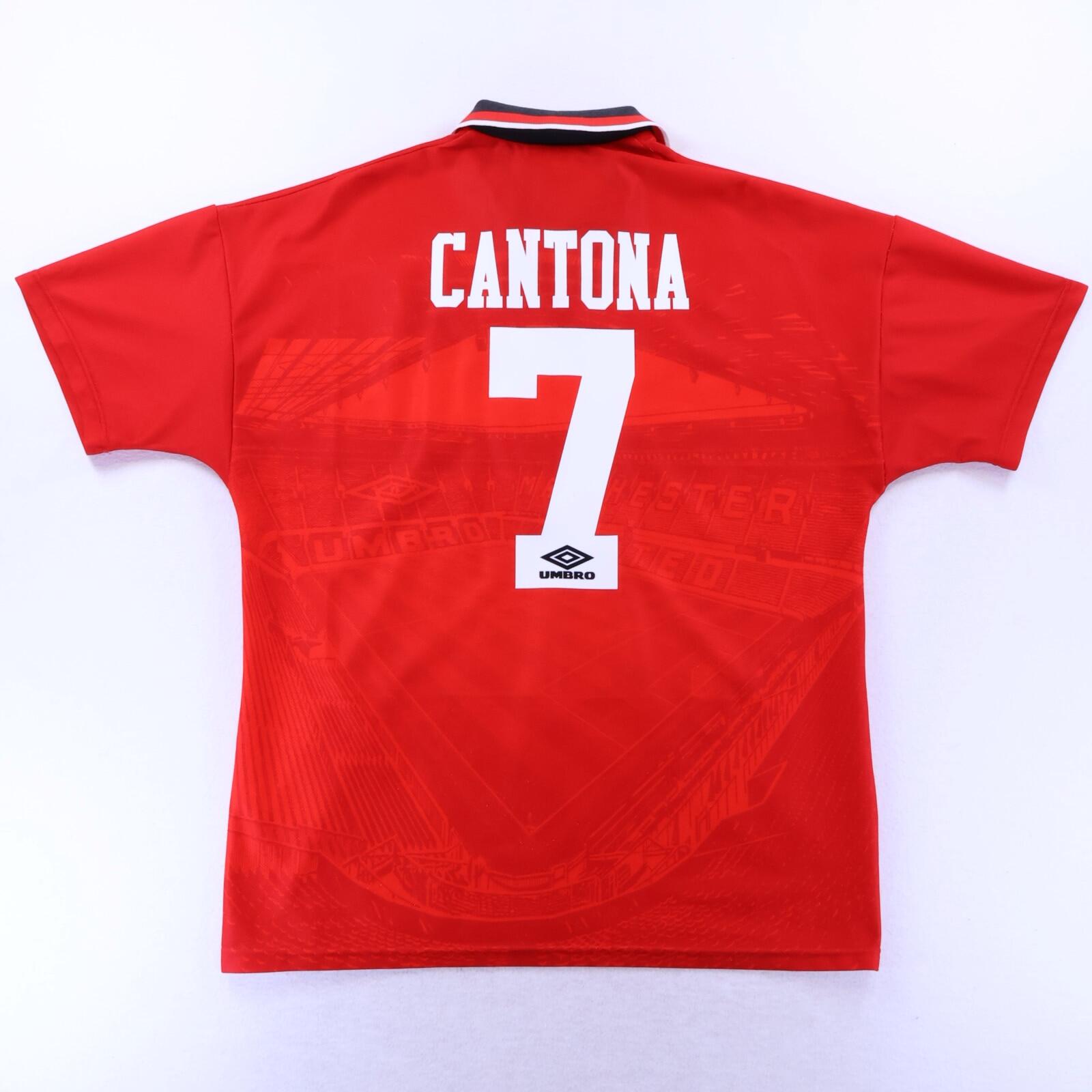 Manchester United Cantona #7 1994/96 Home Shirt - XL