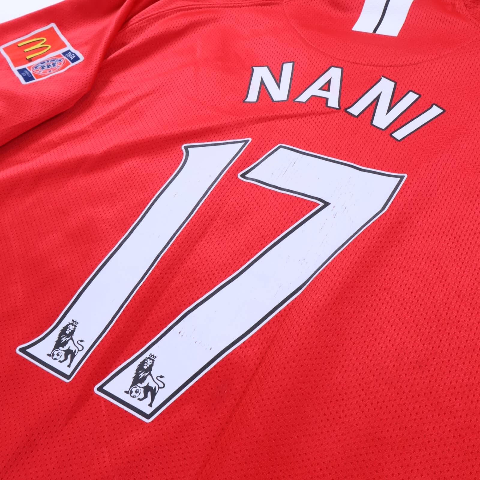 Manchester United Nani #17 2007/09 Home Shirt - 2XL
