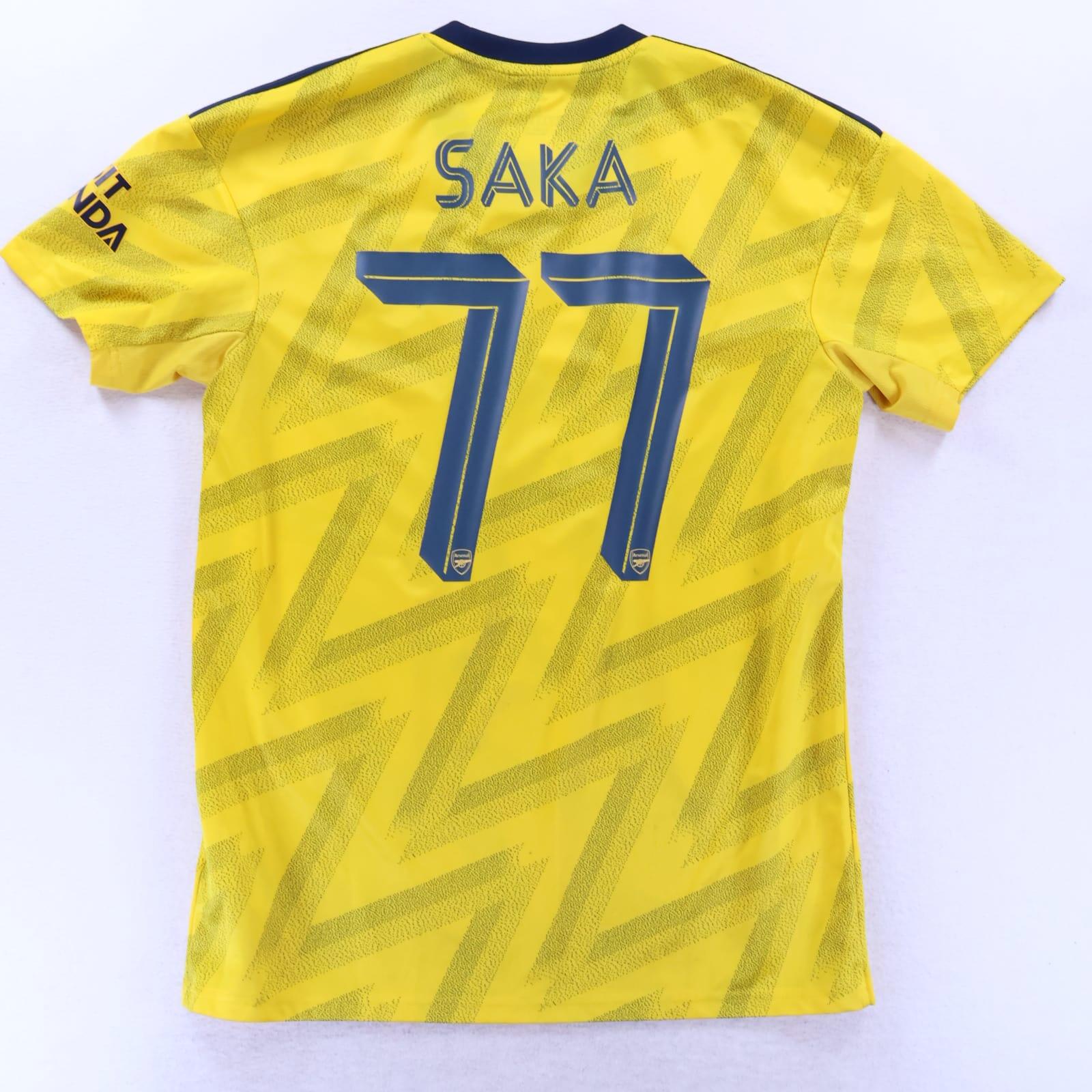 Arsenal Saka #77 2019/20 Away Shirt - M