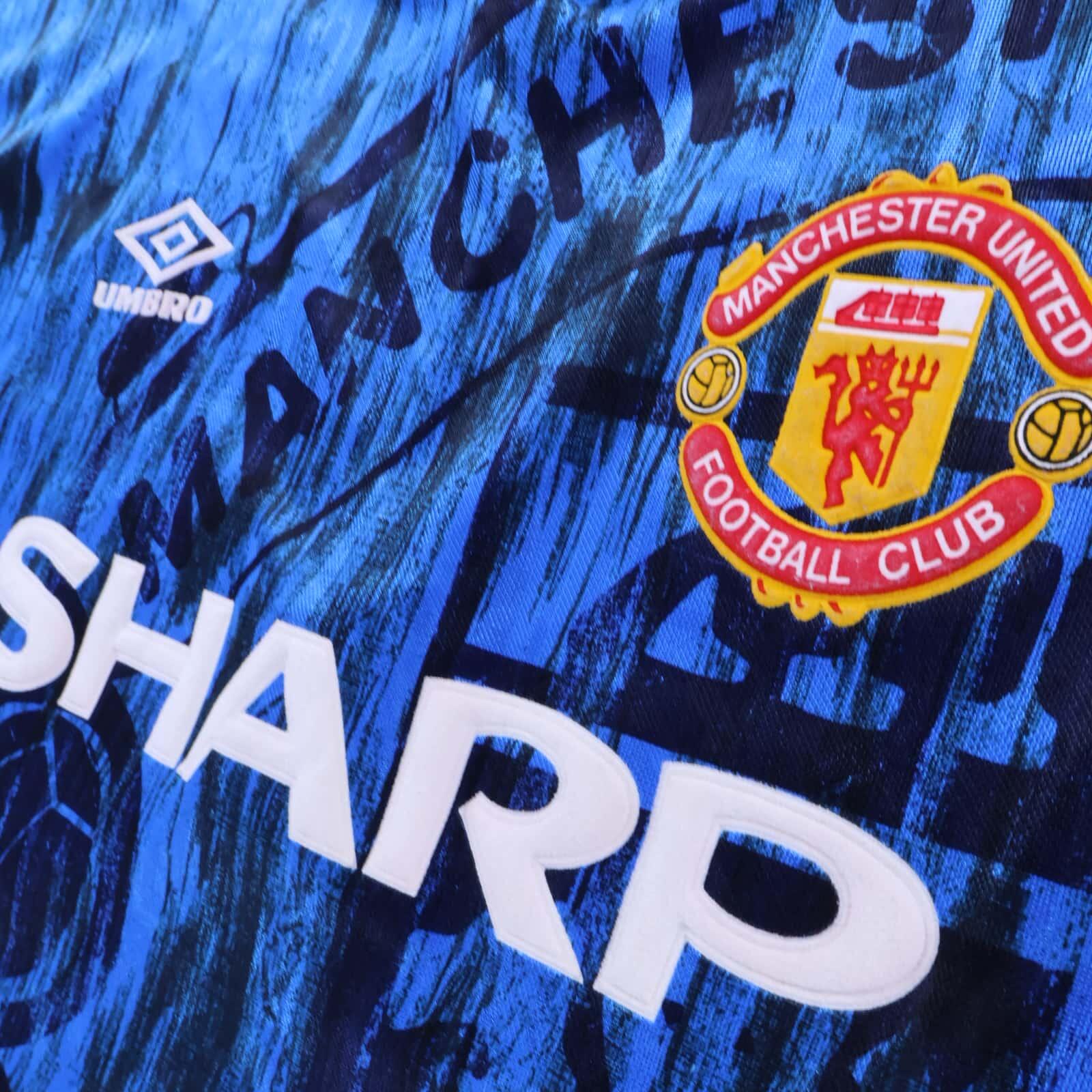 Manchester United Cantona #7 1992/93 Away Shirt - XL