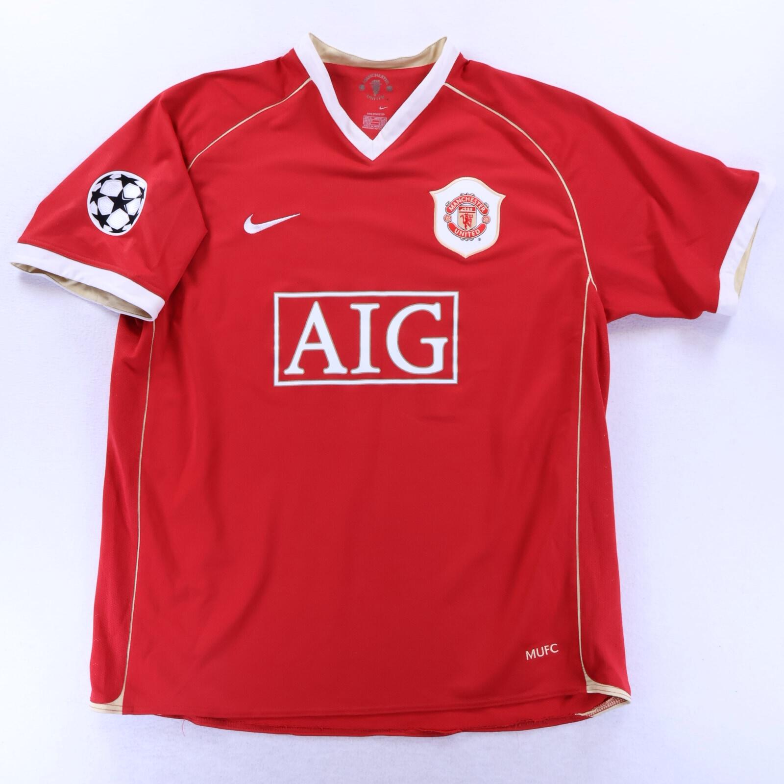 *MINT* Manchester United Ronaldo #7 2006/07 Home Shirt - XL