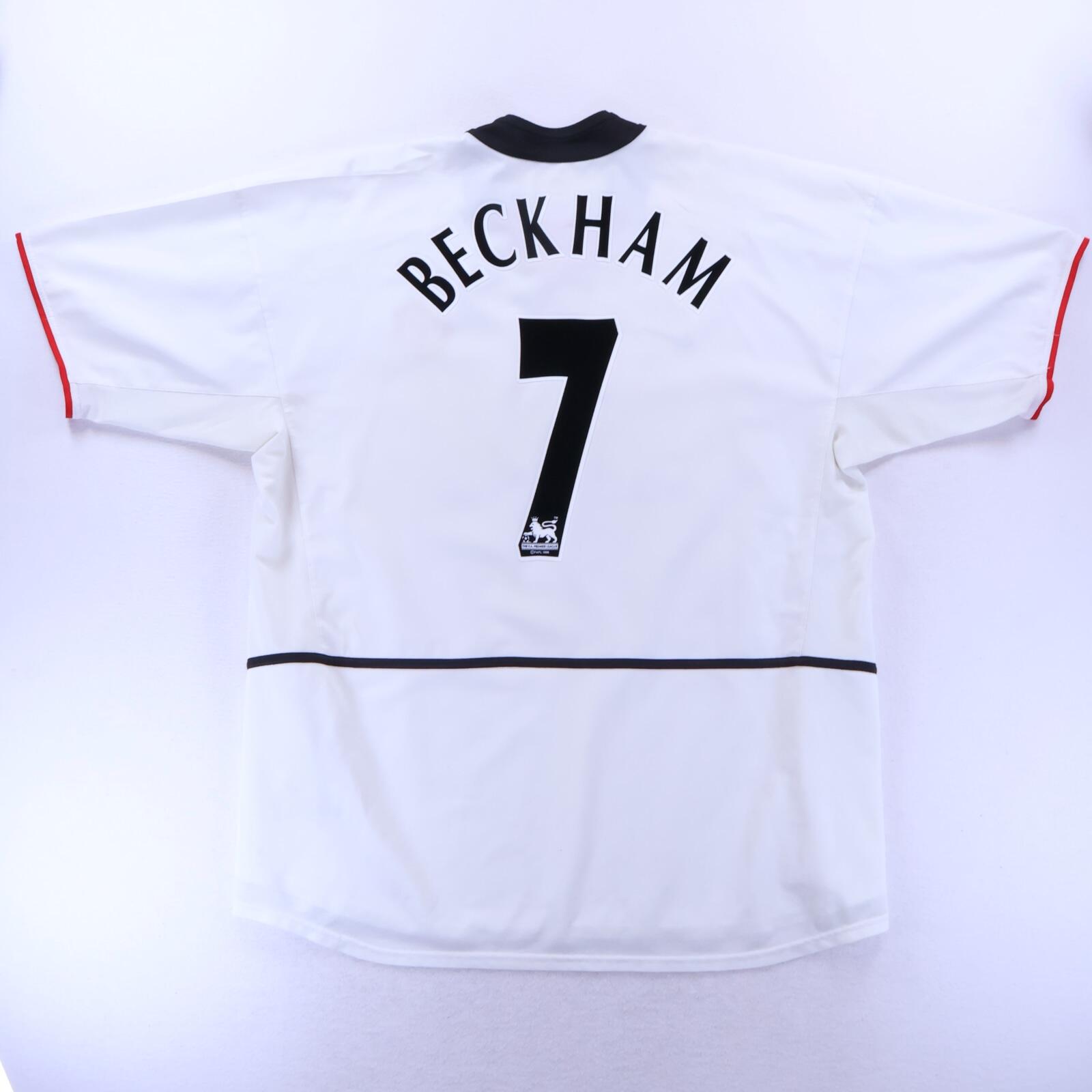*MINT* Manchester United Beckham #7 2002/03 Away Shirt - 2XL