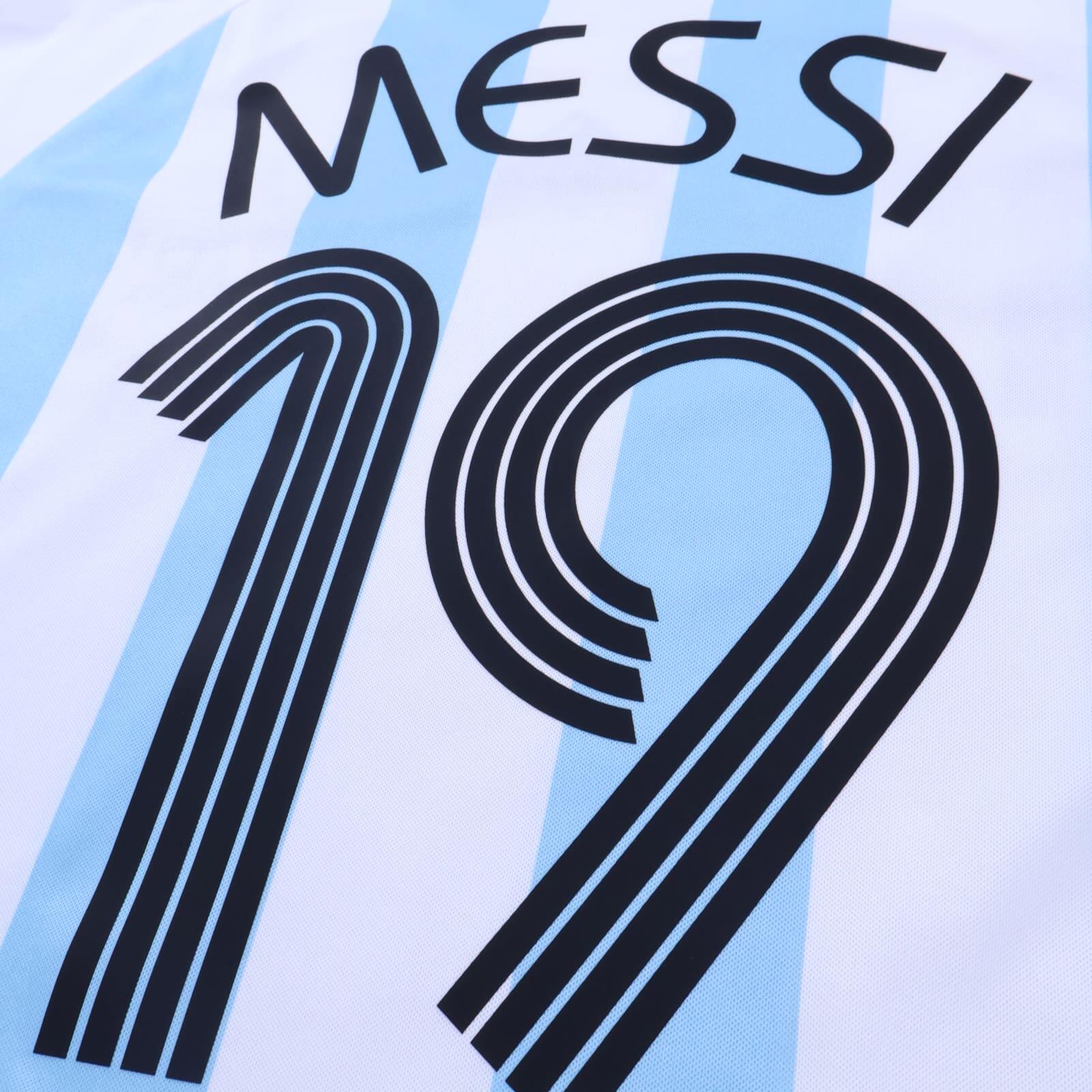 *MINT* Argentina Messi #19 2005/07 Home Shirt - Nike Basic - L