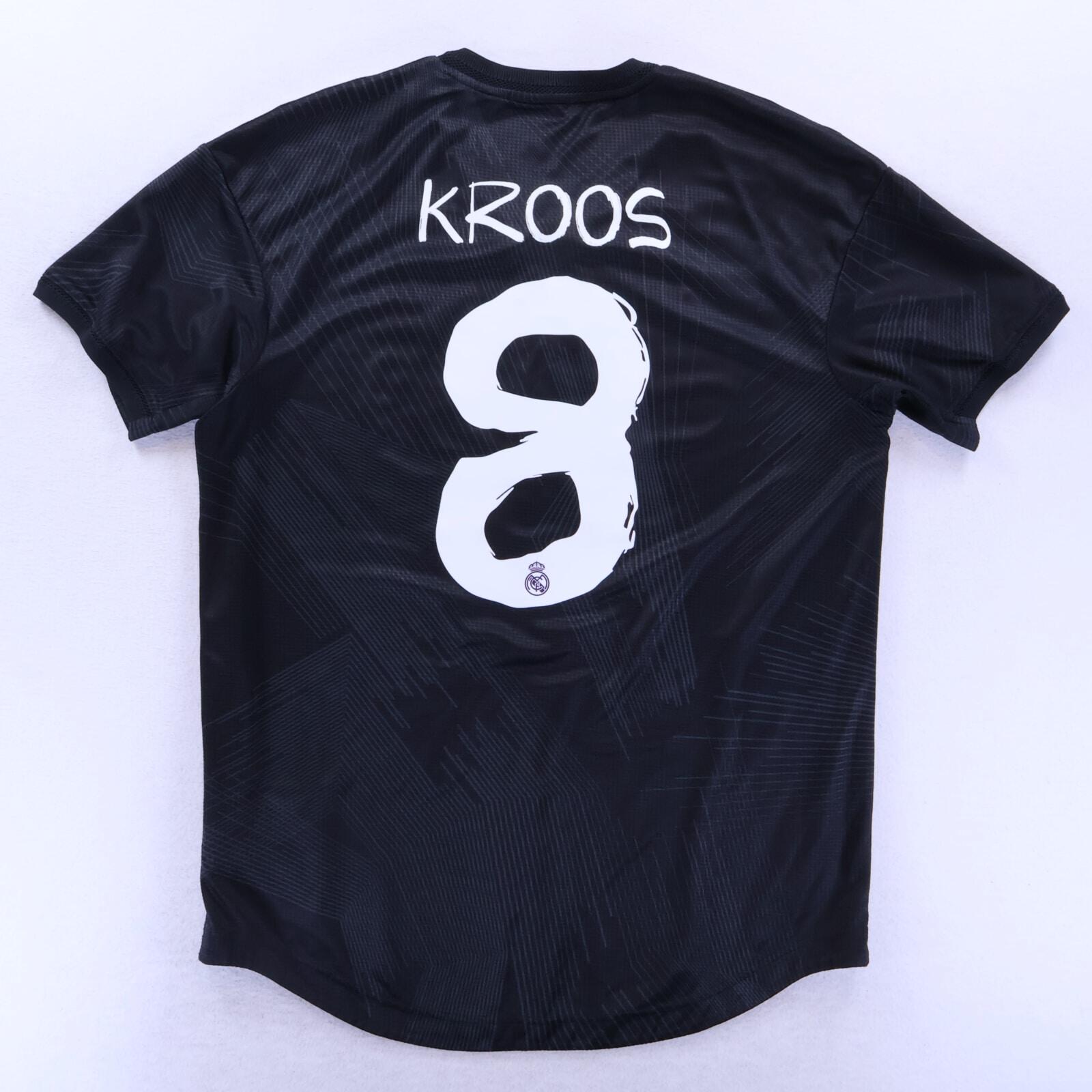 *MINT* Real Madrid Kroos #8 2021/22 Y-3 Fourth Shirt - Player Issue - L