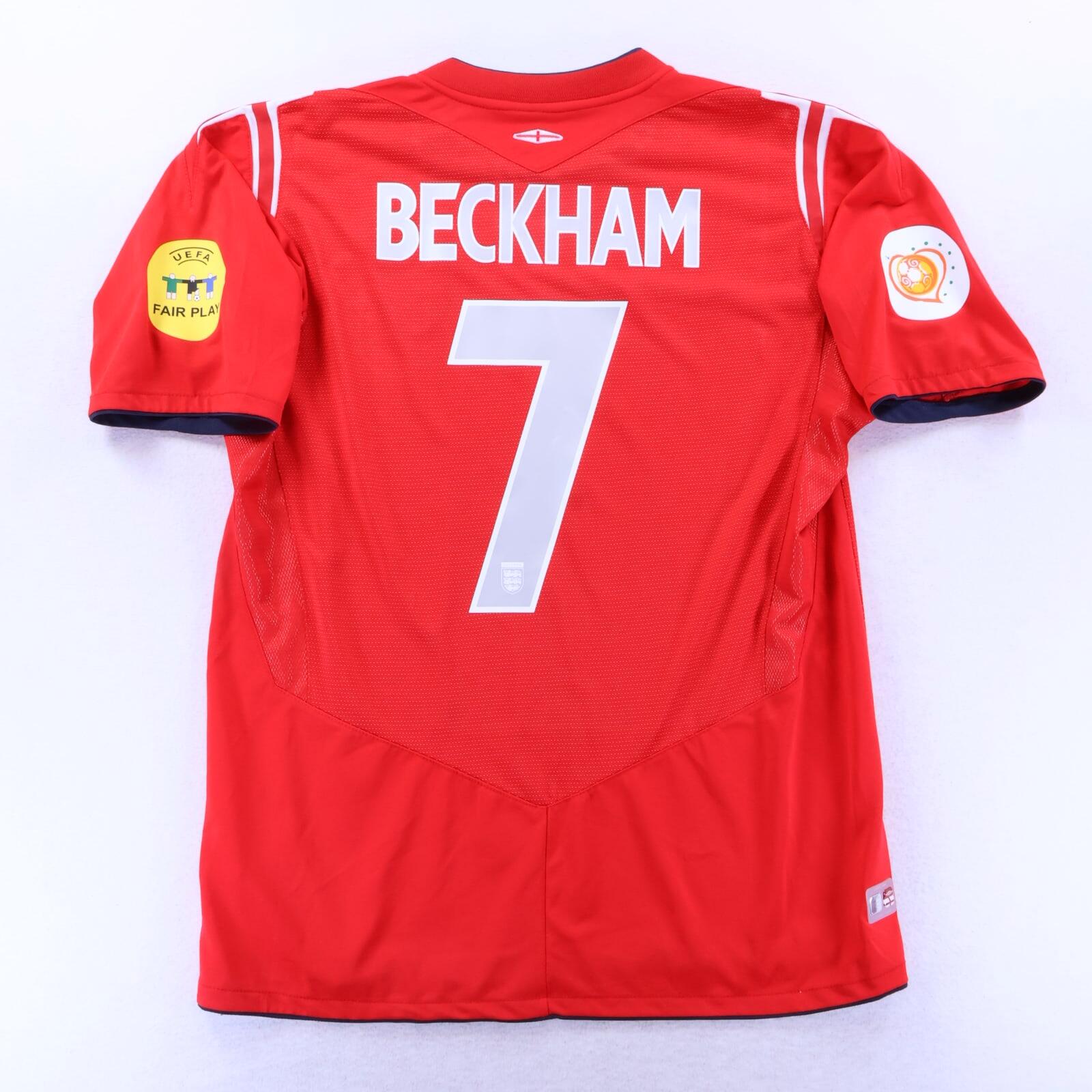 England Beckham #7 2004/06 Away Shirt - L