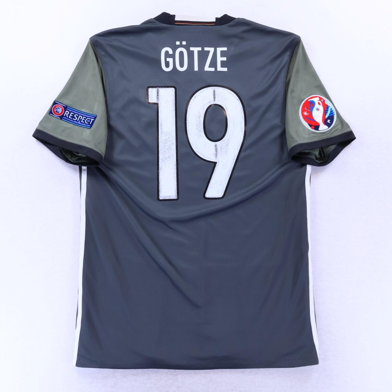 Germany Gotze #19 2016/17 Away Shirt - M