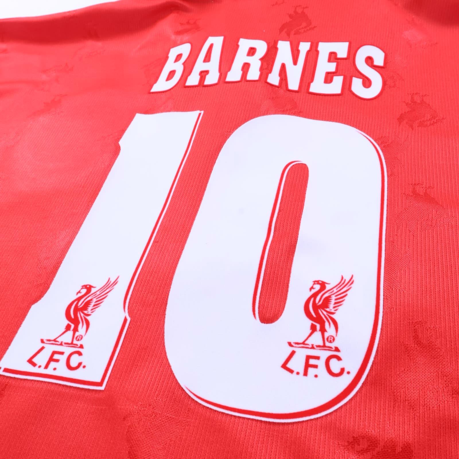 Liverpool F.C Barnes #10 1996/98 Home Shirt - XL