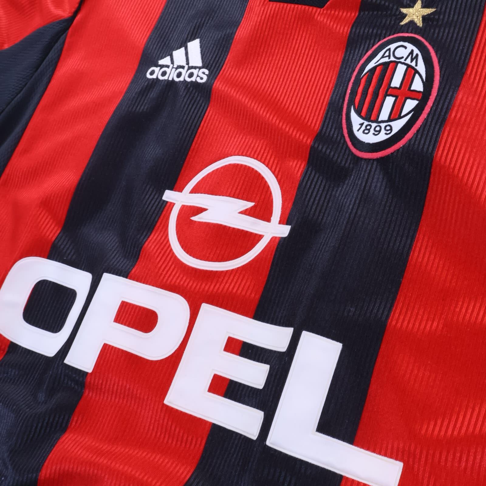 Ac Milan Maldini #3 1998/00 Home Shirt - XL