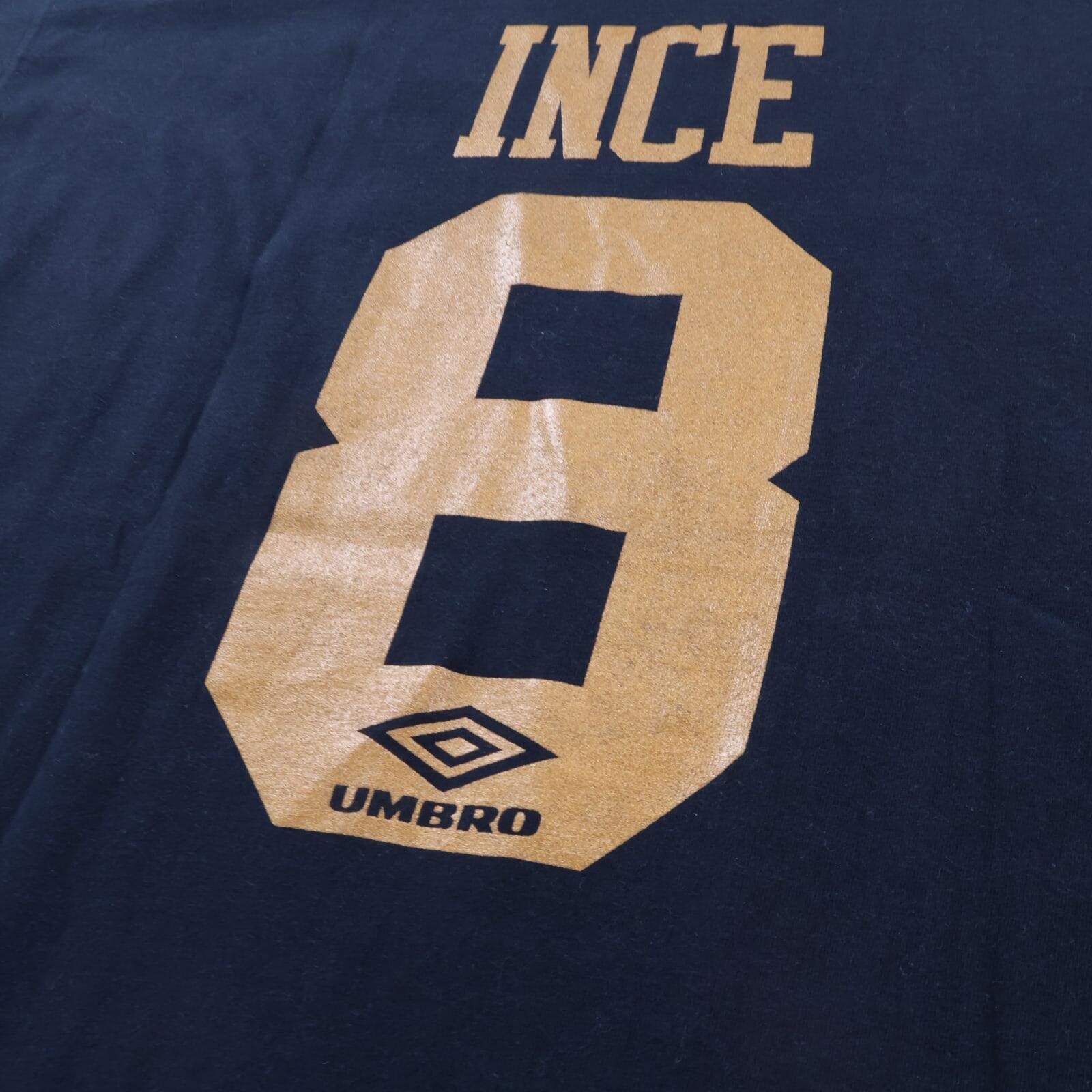 Manchester United Ince #8 1993/95 The Guvnor' Graphic T-Shirt - XL