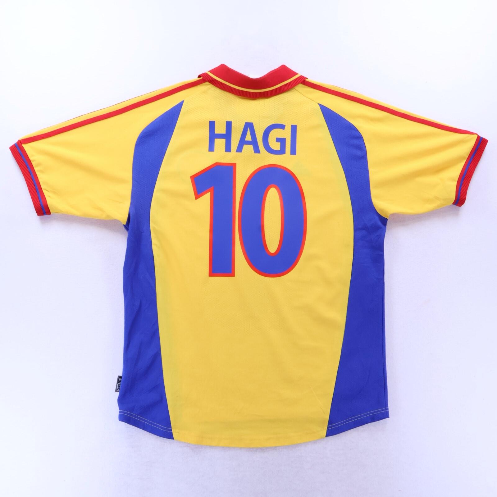 Romania Hagi #10 2000/02 Home Shirt - XL