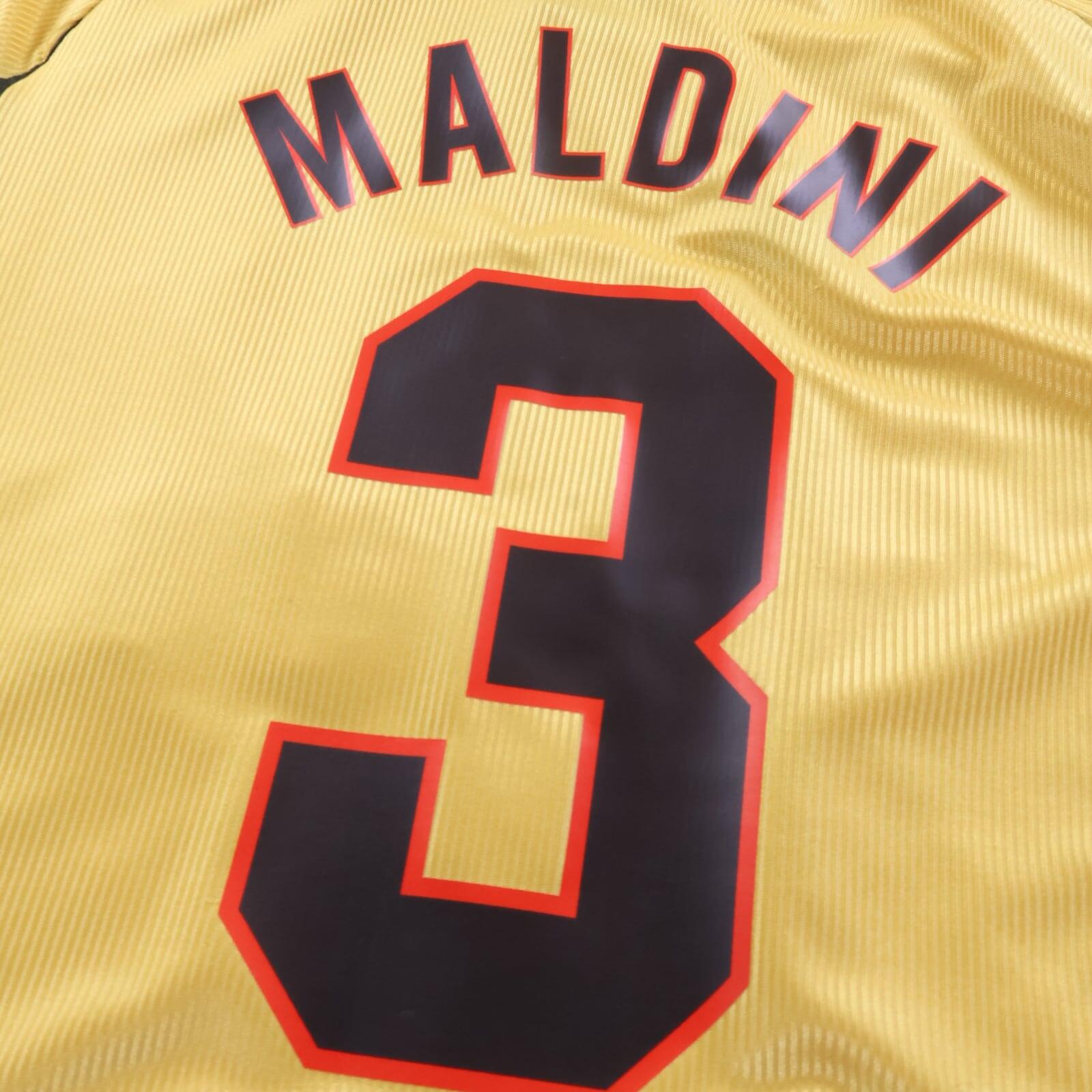 Ac Milan Maldini #3 1999/00 Centenary Fourth Shirt - L