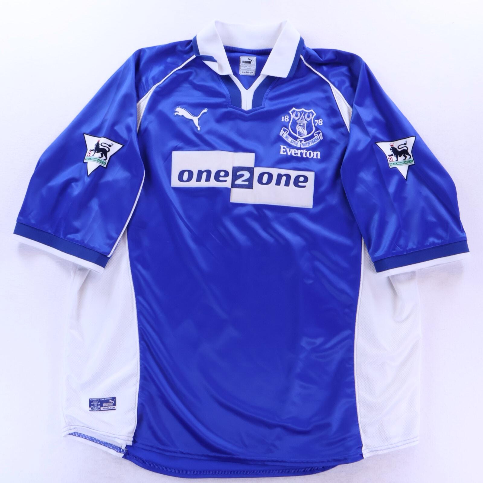 Everton Ginola #24 2000/02 Home Shirt - XXL