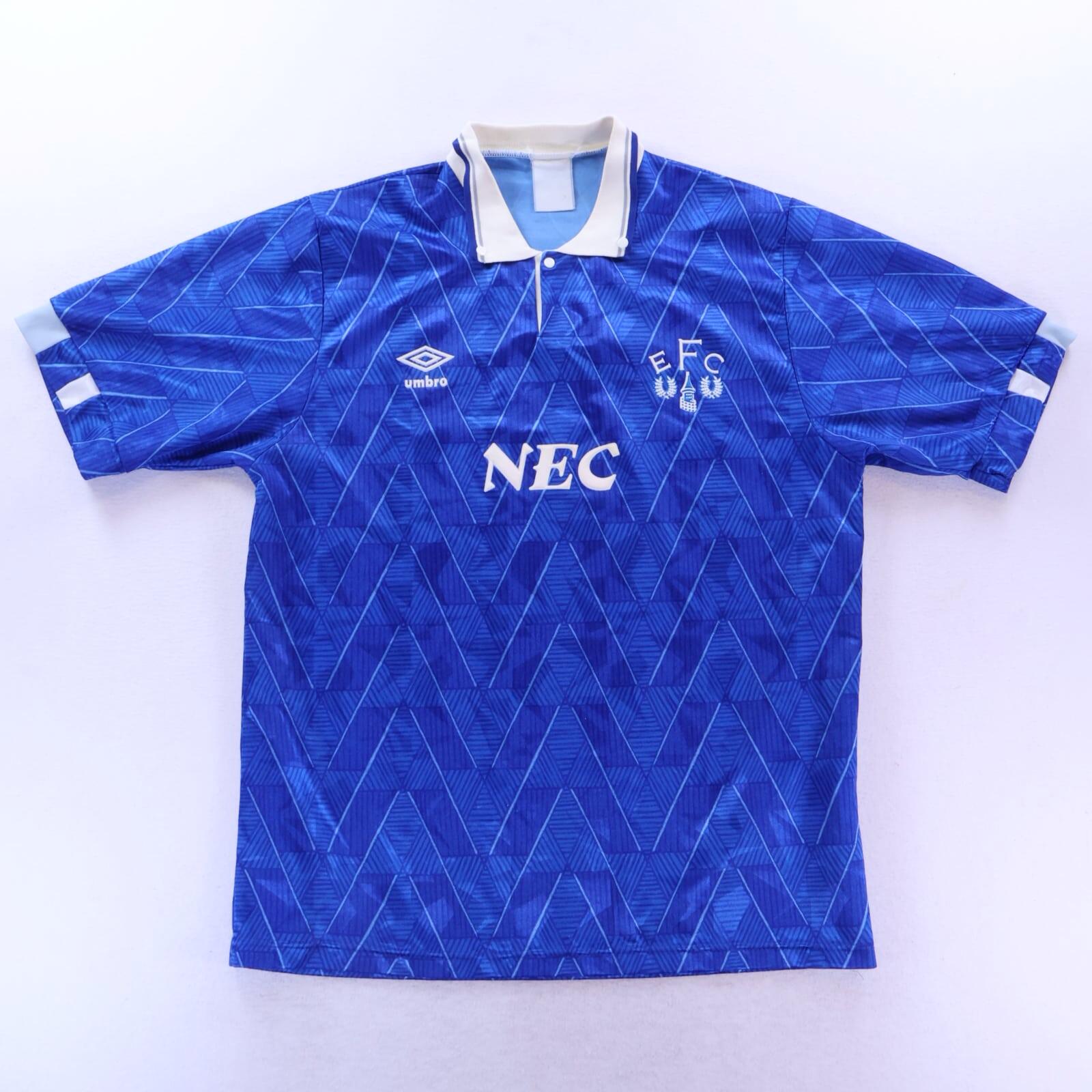 Everton 1988/91 Home Shirt - L