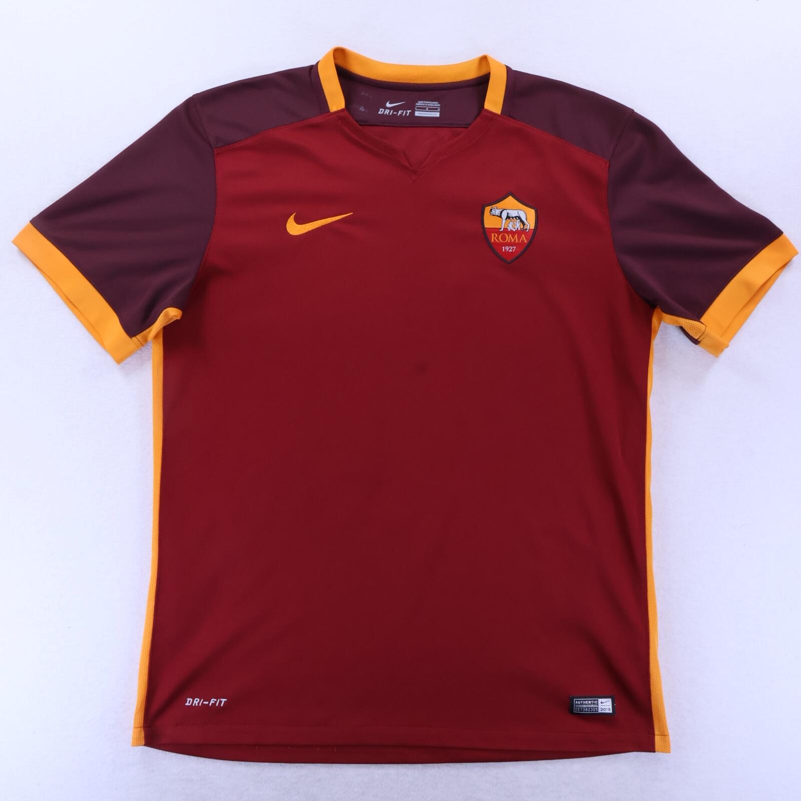 As Roma M. Salah #11 2015/16 Home Shirt - L