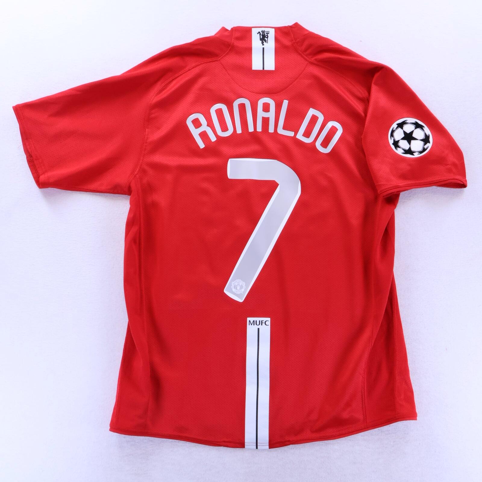 Manchester United Ronaldo #7 2007/09 Home Shirt - M