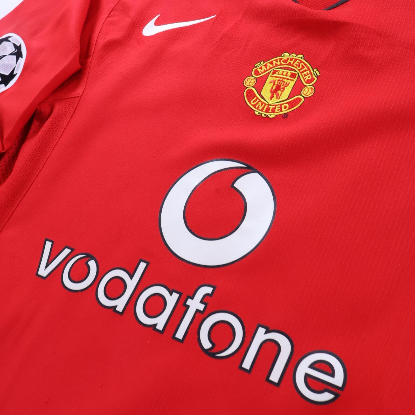 Manchester United Ronaldo #7 2004/06 Home Shirt - Long Sleeve - L