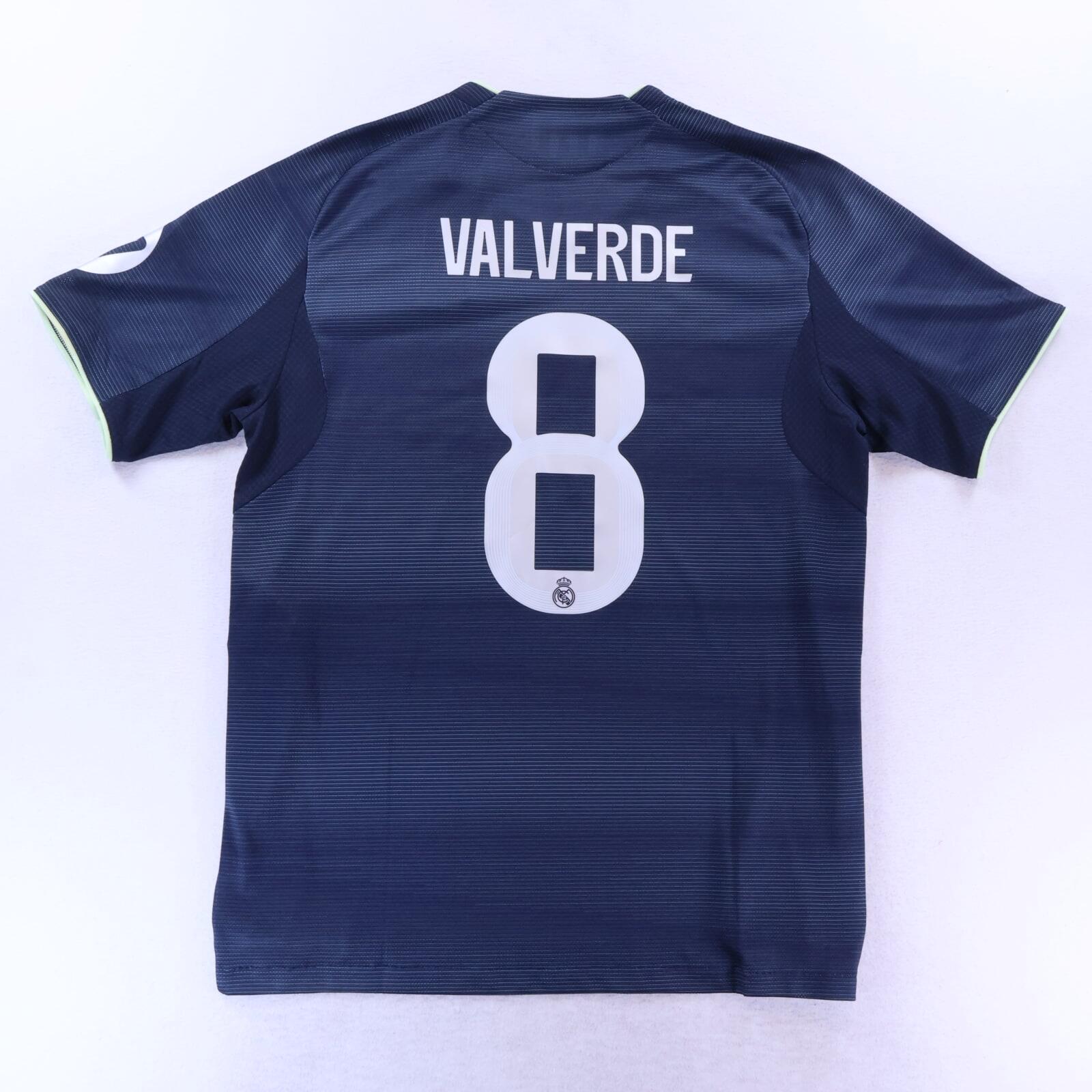 *NWT* Real Madrid Valverde #8 2025/26 Away Shirt - Player Issue - L