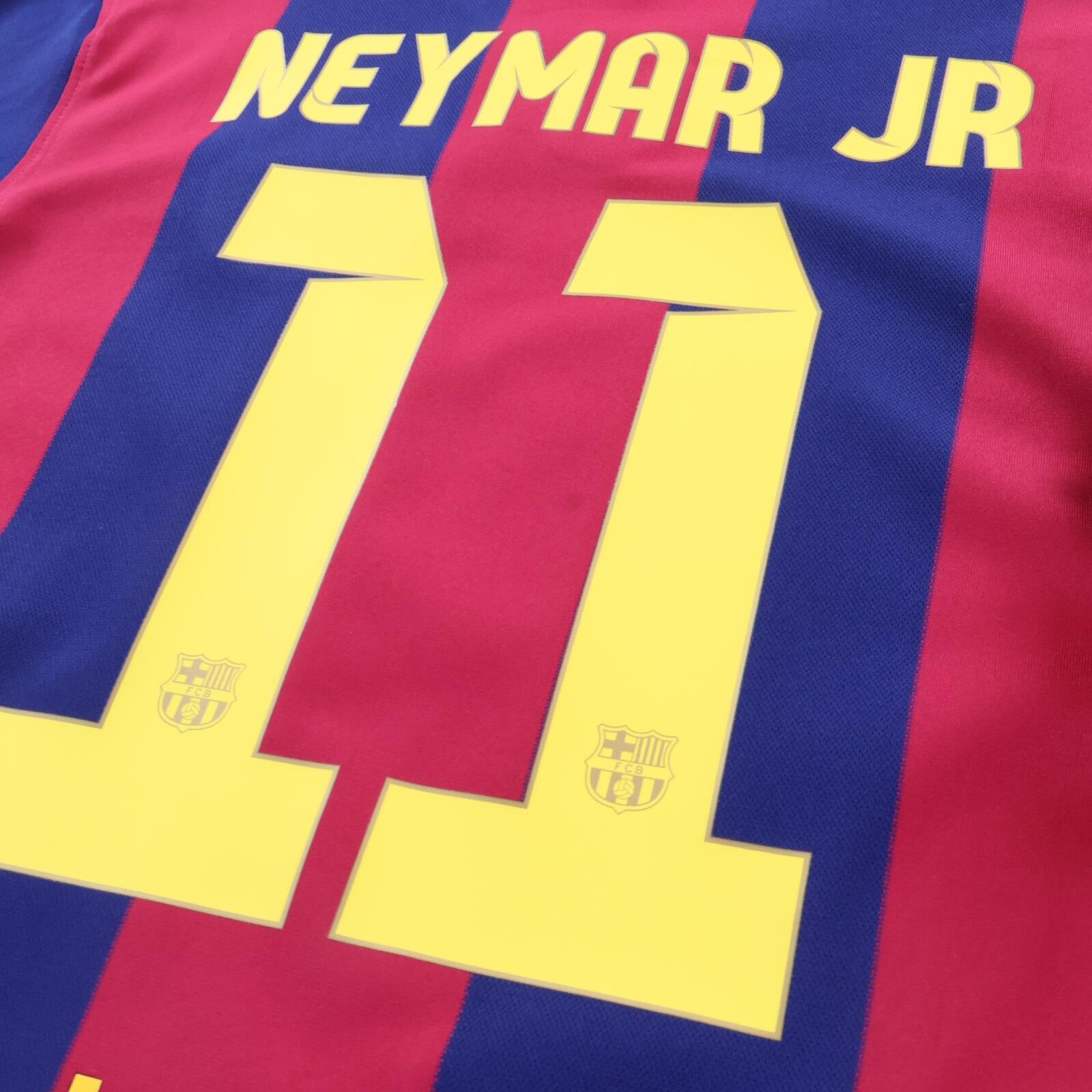 Barcelona Neymar Jr #11 2014/15 Home Shirt - M