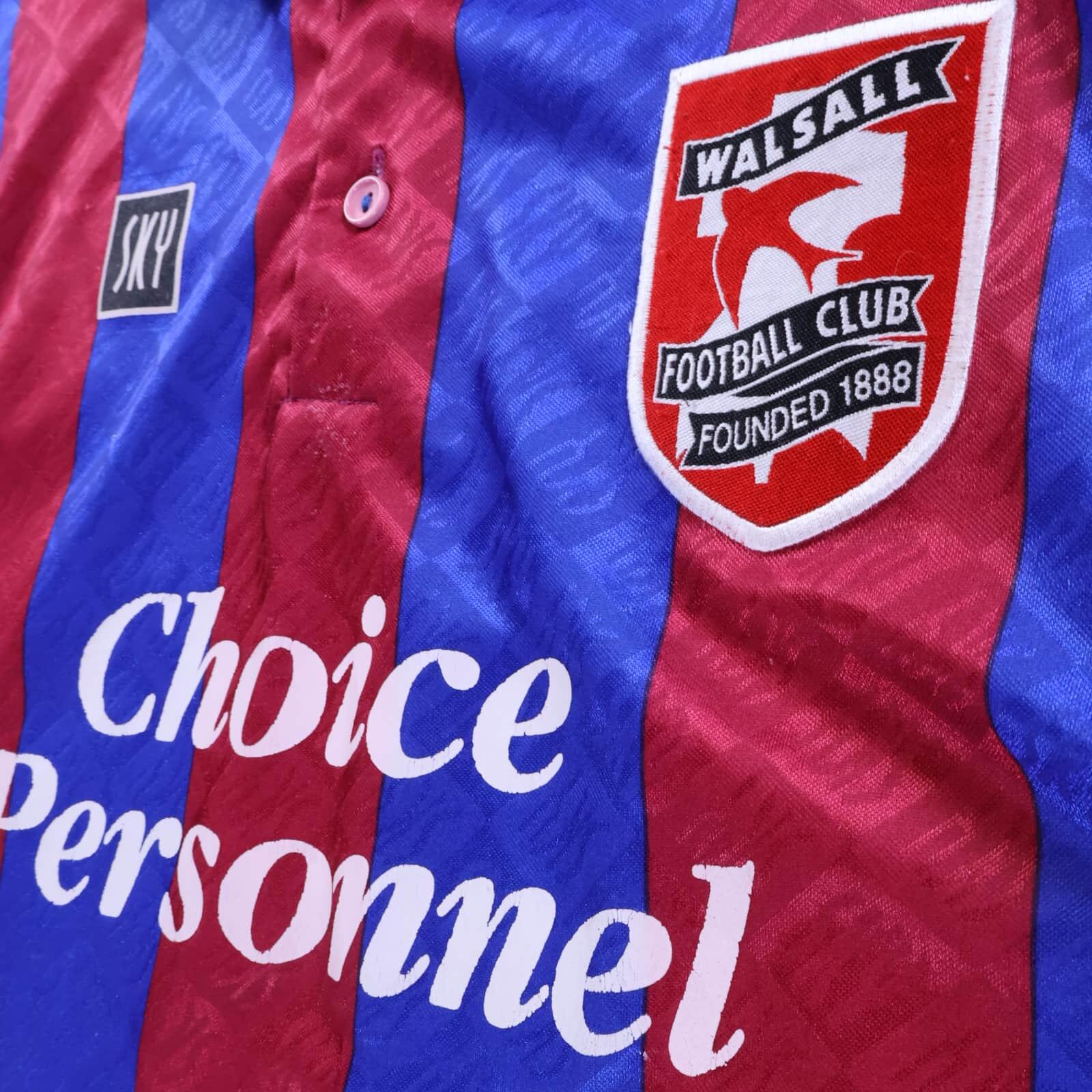 Walsall 1995/96 Away Shirt - S