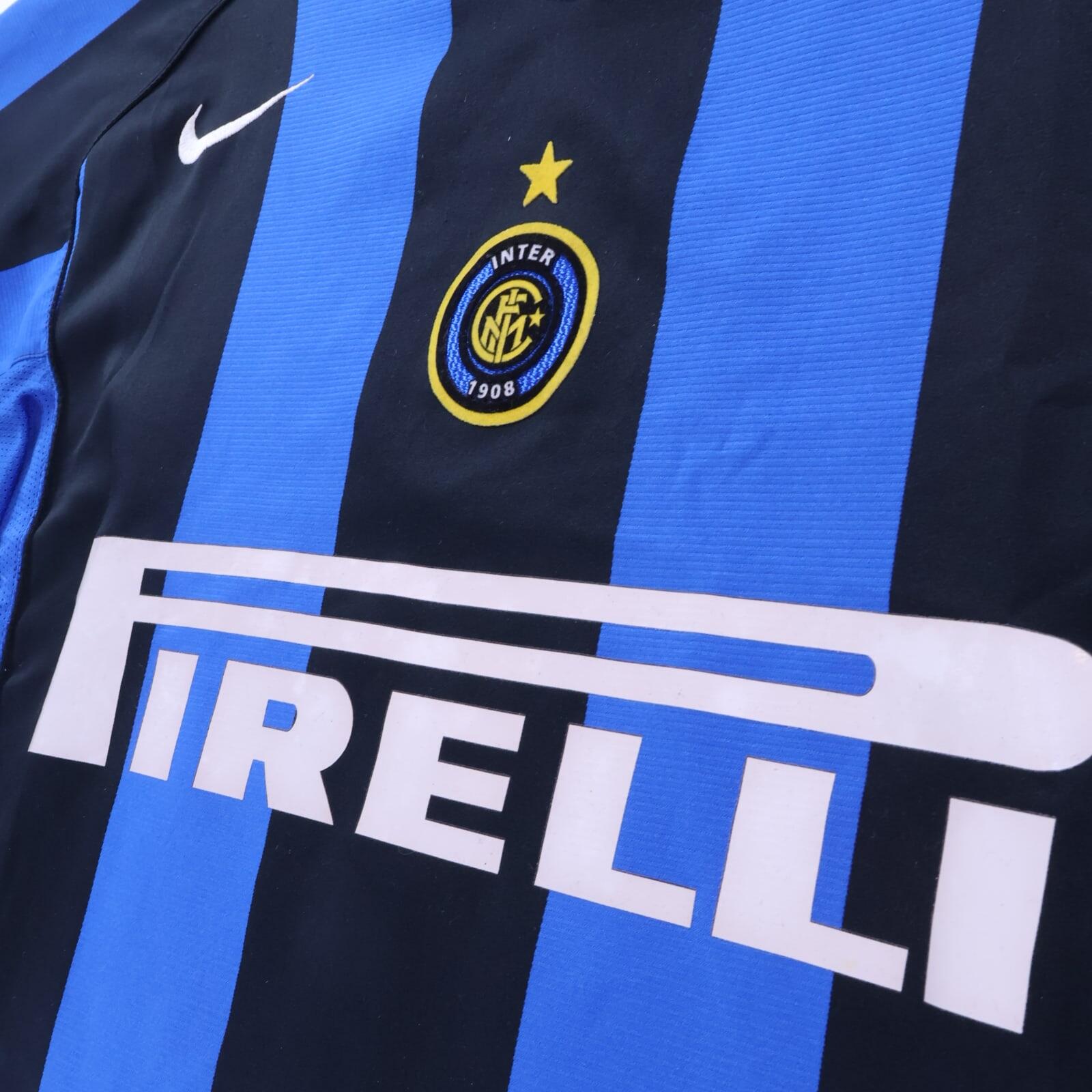 Inter Milan Adriano #10 2004/05 Home Shirt - XL
