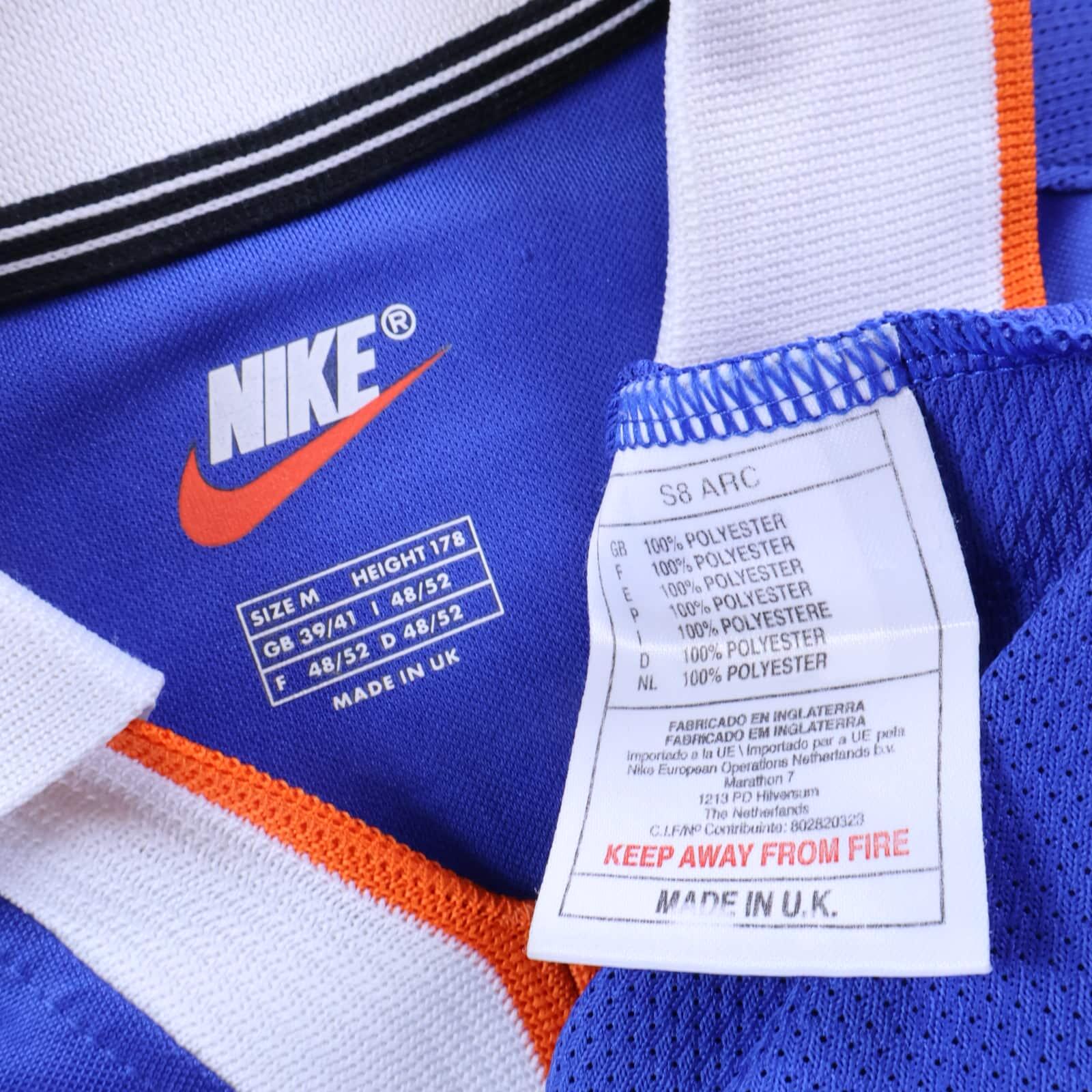 *MINT* Netherlands Bergkamp #8 1998/00 Away Shirt - M