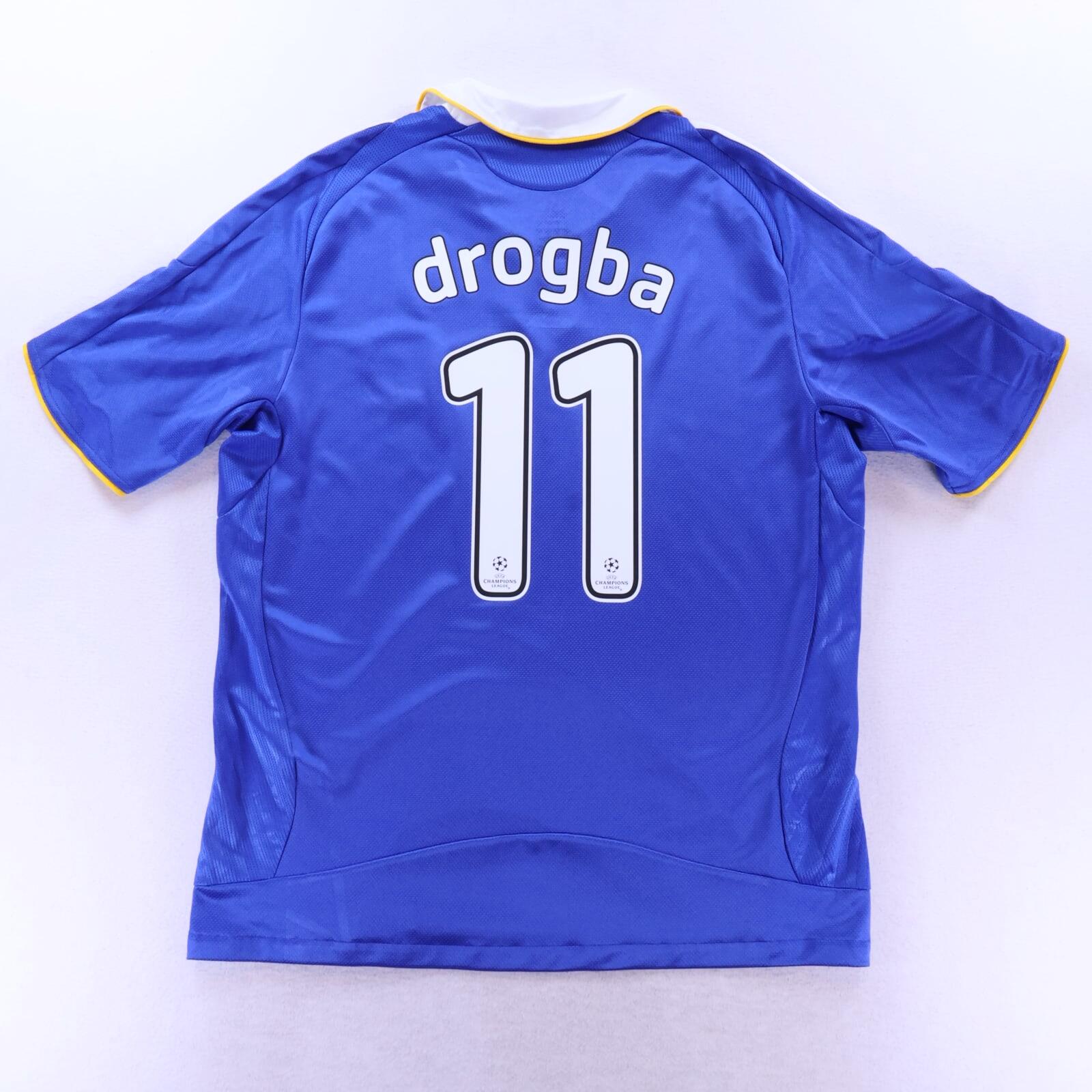 *MINT* Chelsea Drogba #11 2008/09 Home Shirt - L