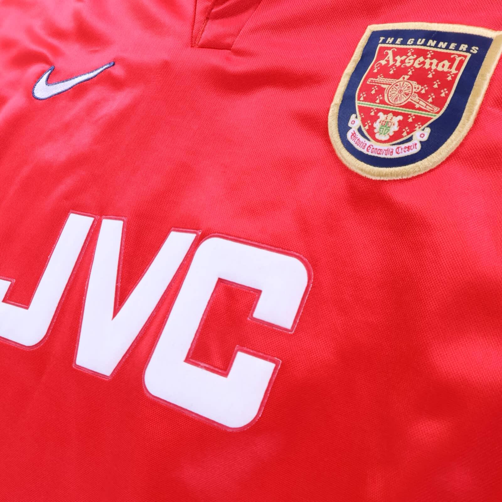 Arsenal Bergkamp #10 1998/99 Home Shirt - L